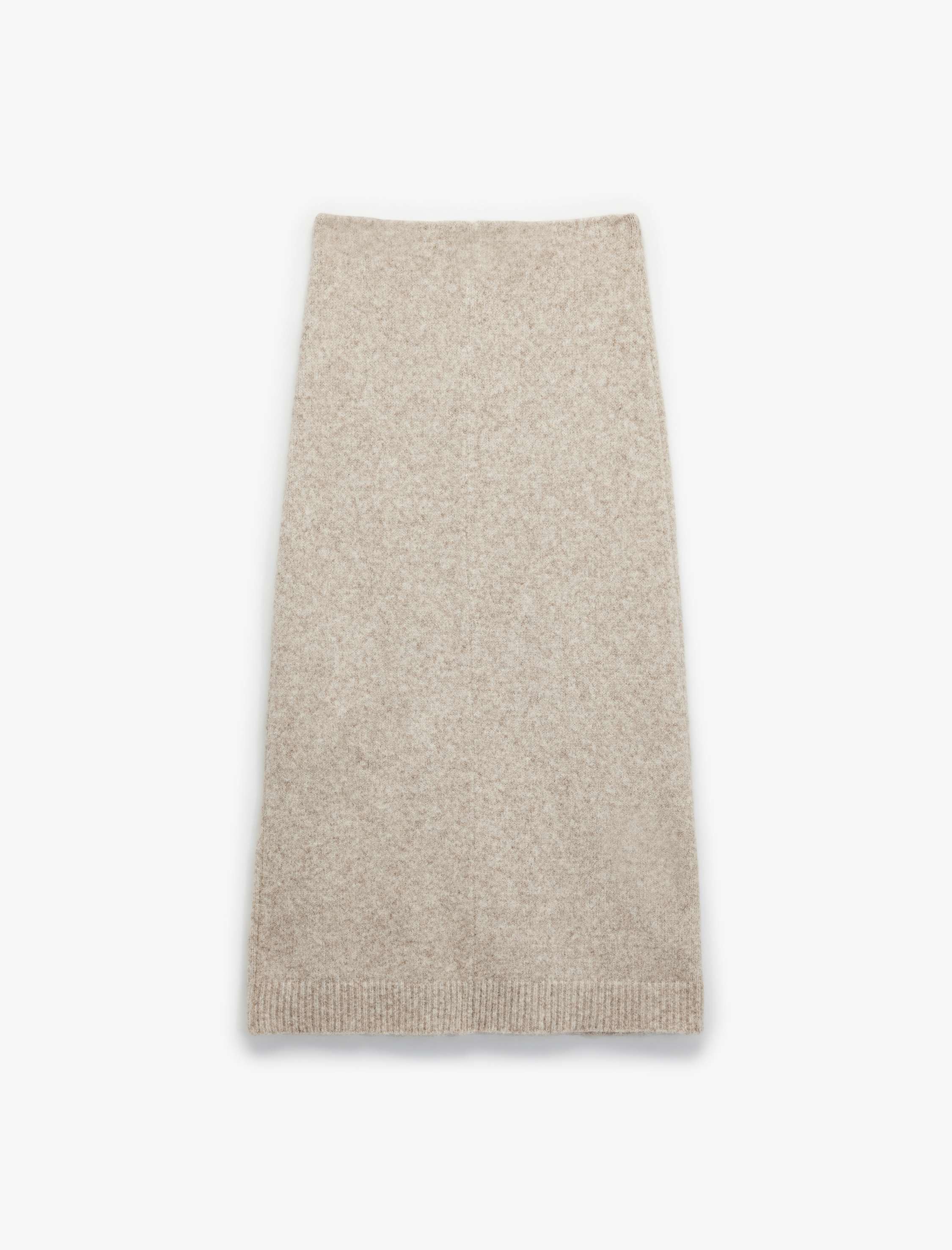   Koton X Sibil Çetinkaya - Yırtmaç Detaylı Yüksek Bel Midi Triko Etek