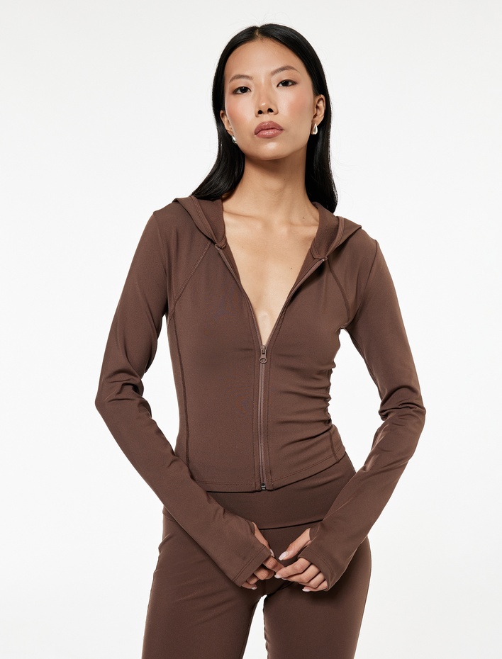  Koton X Sibil Çetinkaya - Slim Fit Uzun Kollu Kapüşonlu Sweatshirt