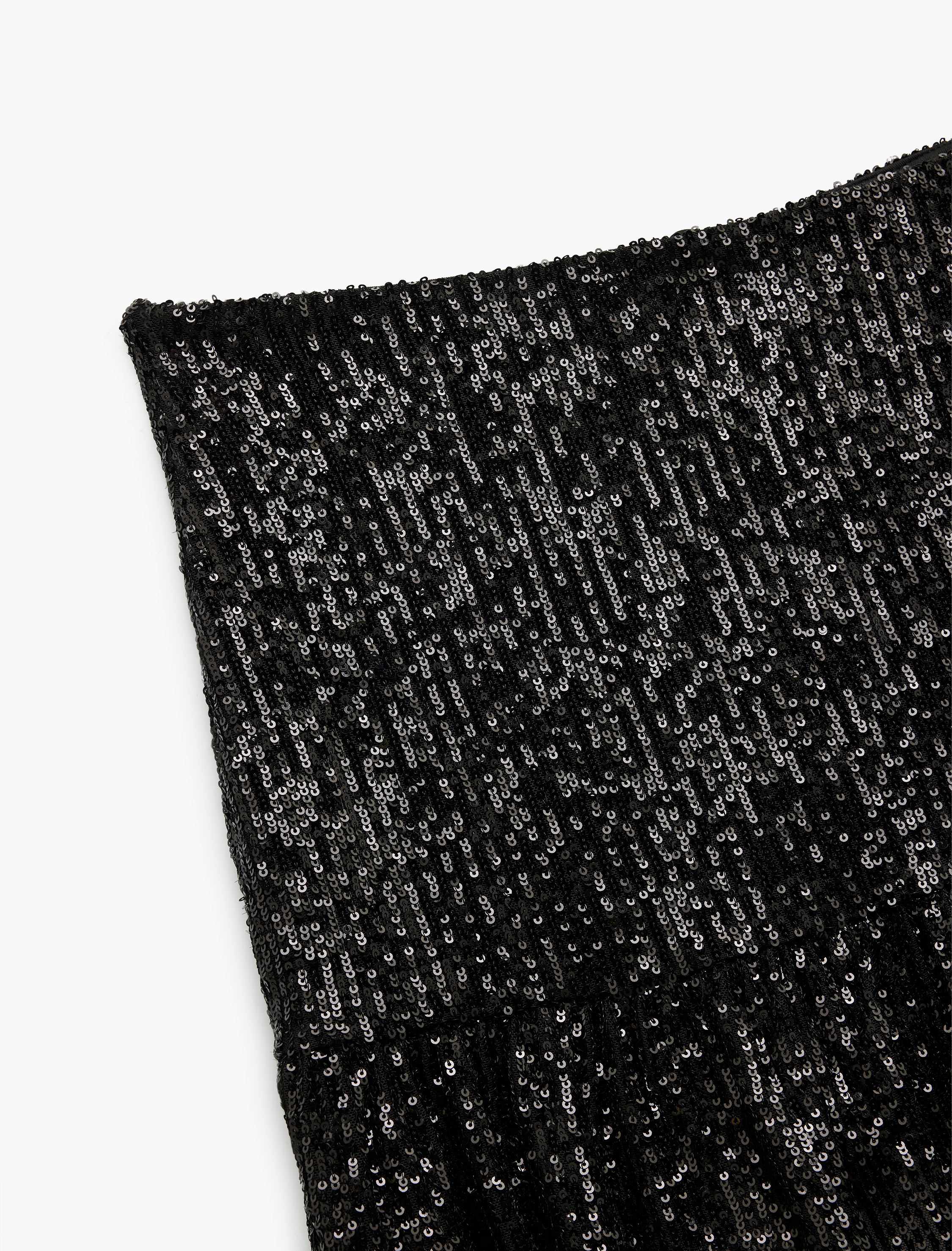 Astarlı Payetli Kloş Mini Etek