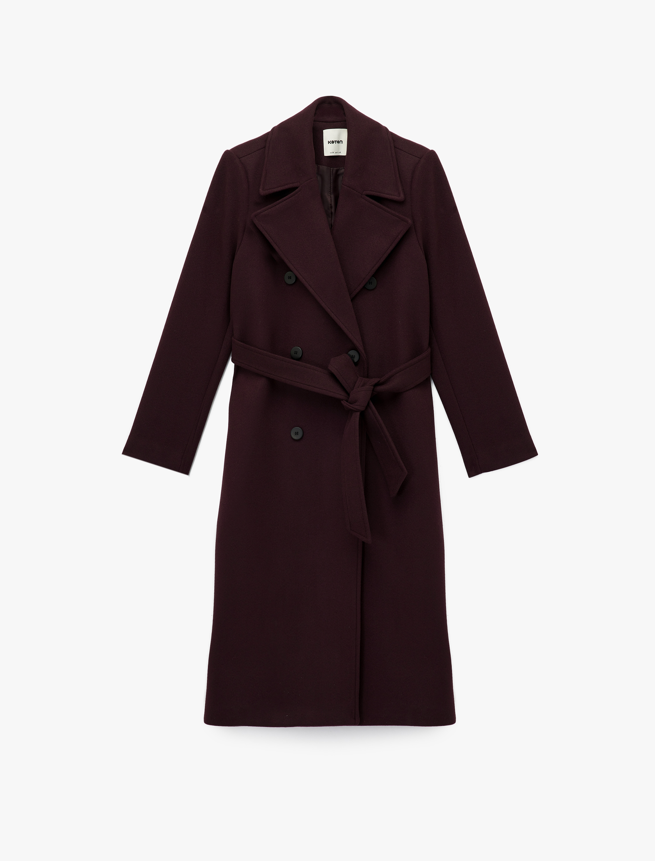   Trenç Kaban Uzun Kollu Cepli Kruvaze Kemerli