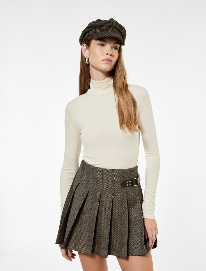  Koton X Sima Tarkan - Regular Fit Uzun Kollu Balıkçı Yaka Tişört