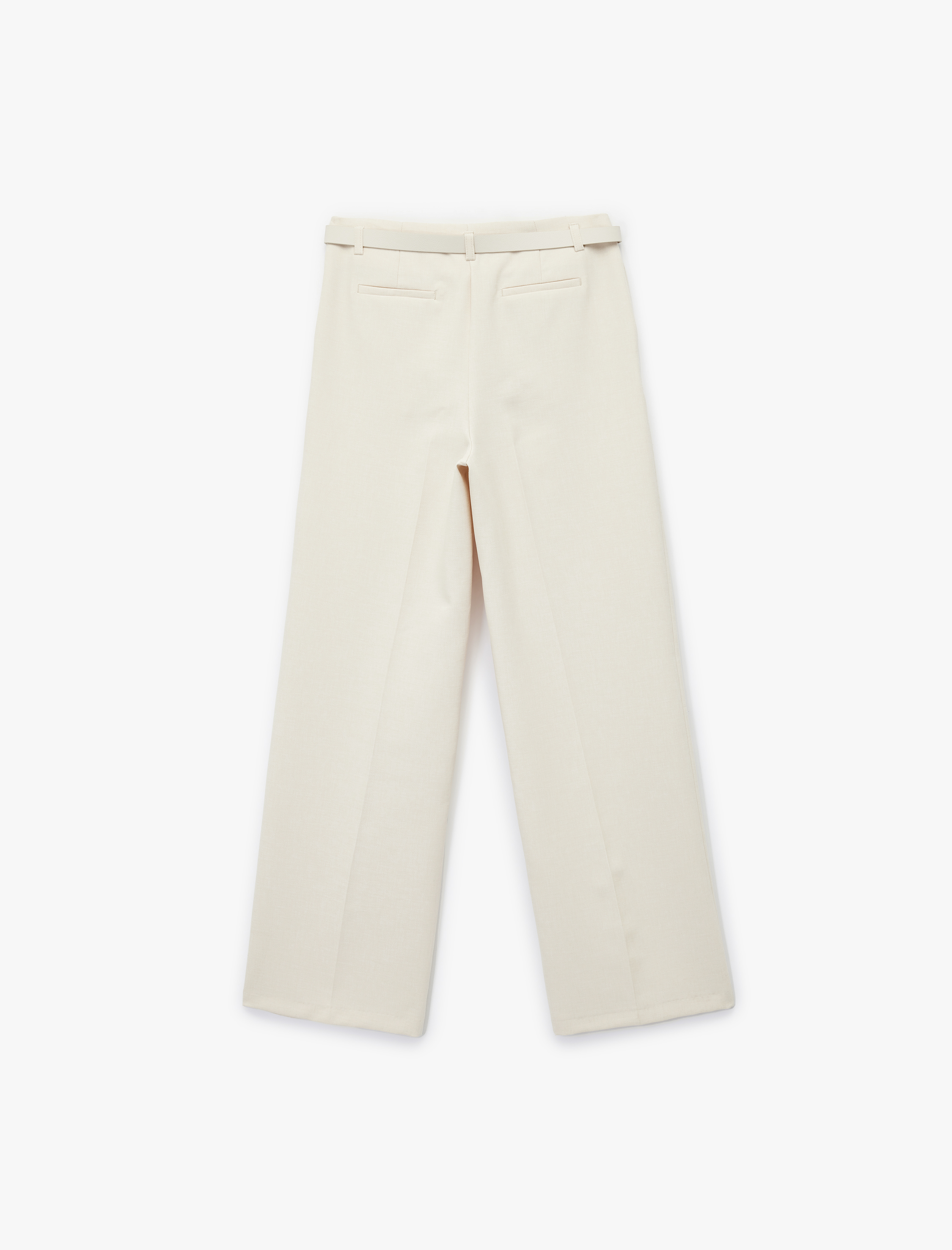   Koton X Sima Tarkan - Cepli Kemerli Geniş Paça Kumaş Pantolon