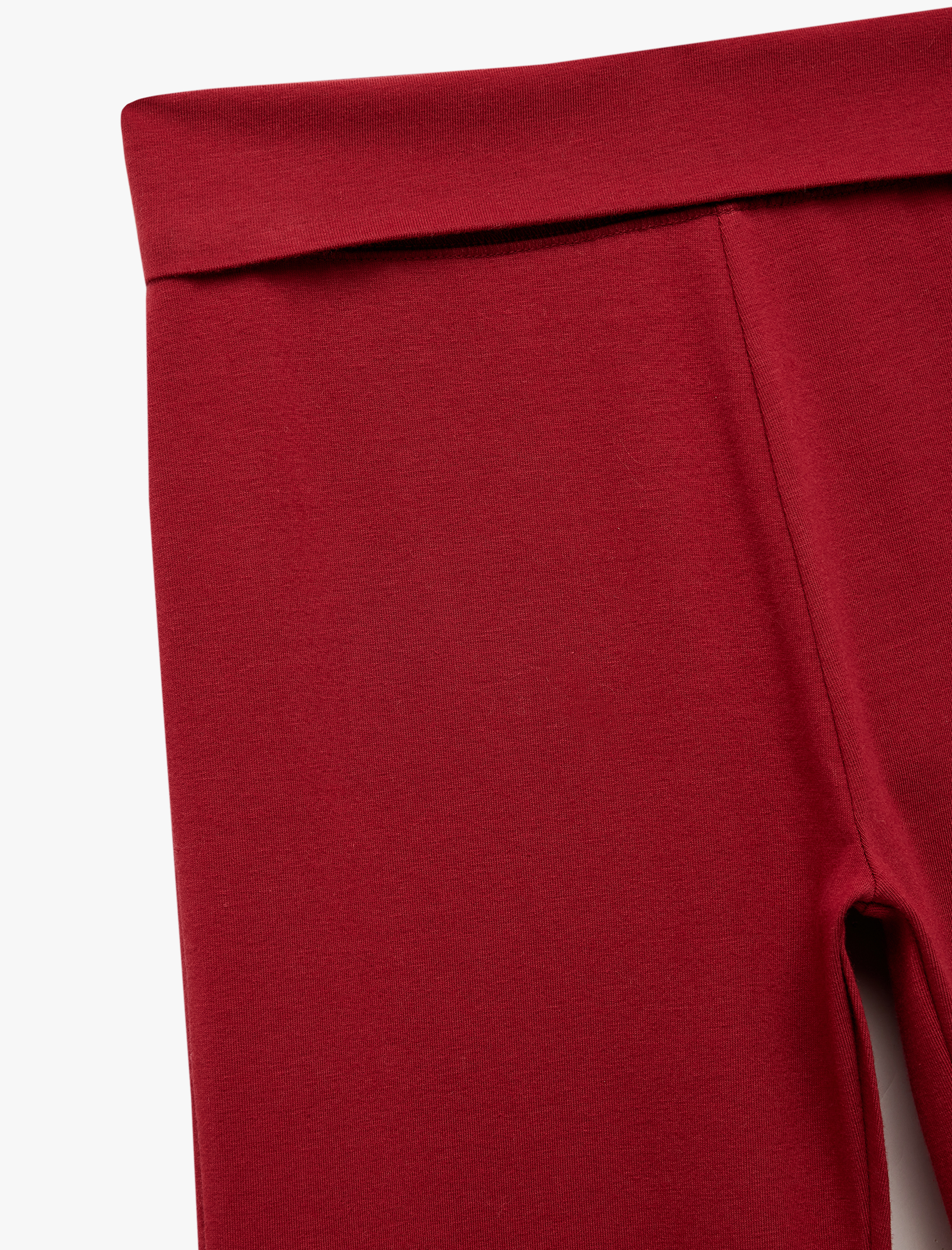  Kız Çocuk Pamuklu İspanyol Paça Slim Fit Basic Pantolon