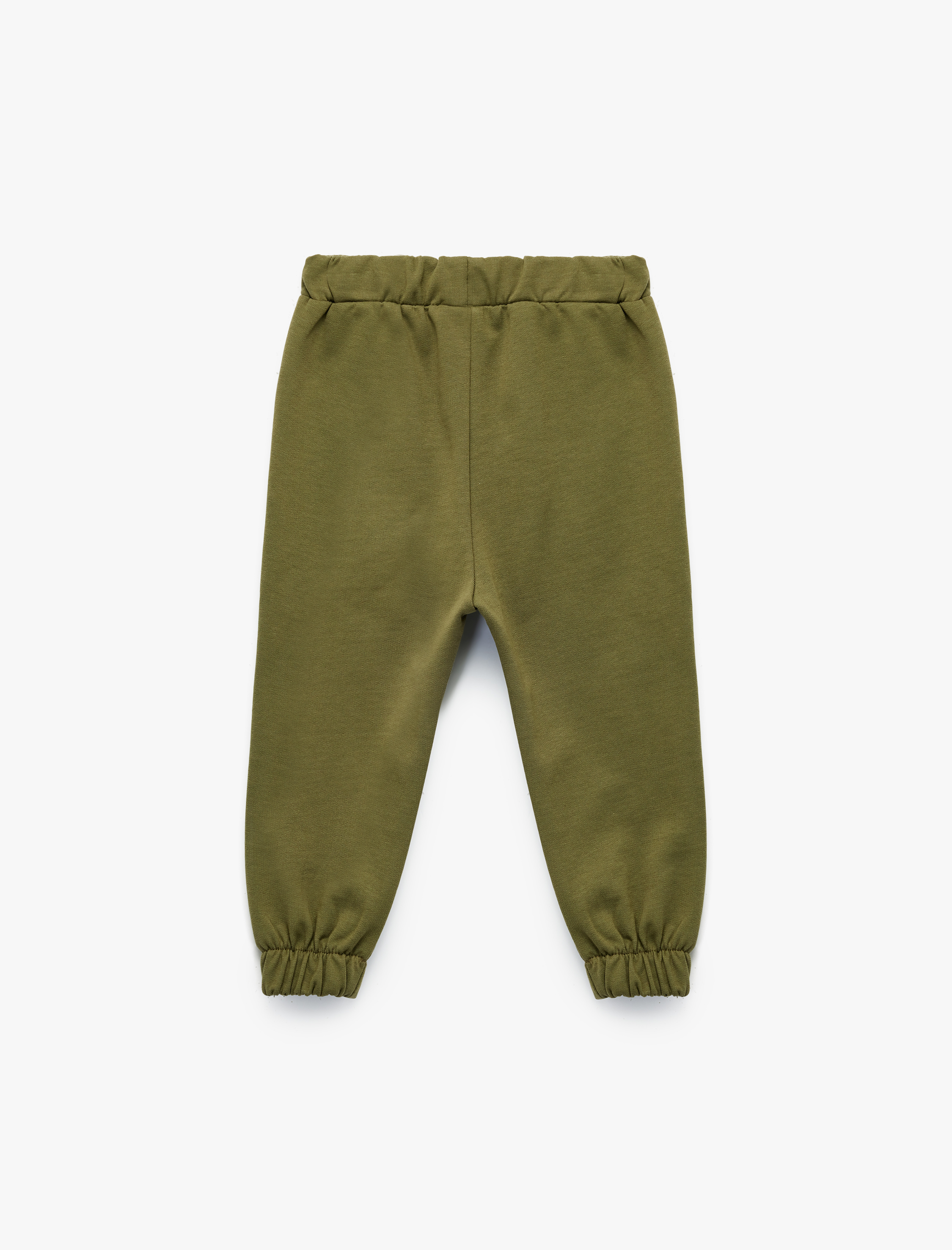  Erkek Bebek Pamuklu Beli Bağcıklı Cep Detaylı Basic Eşofman Altı