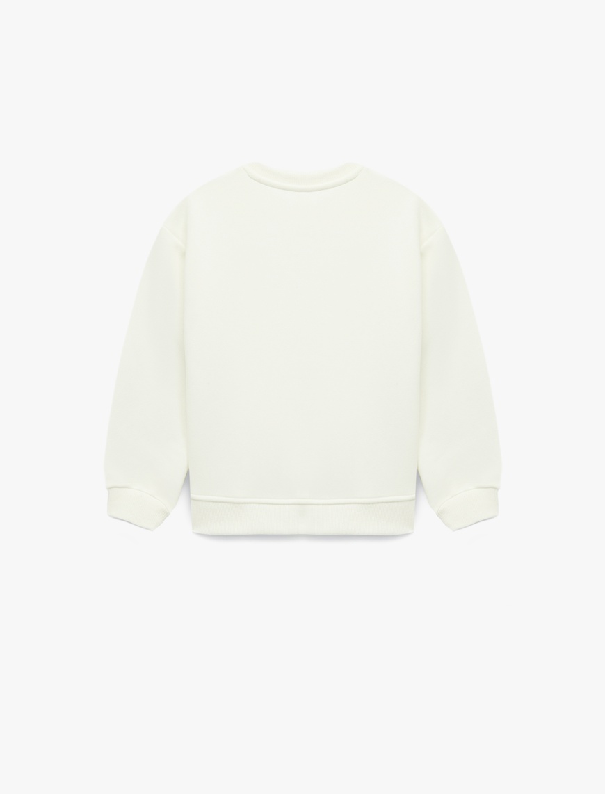  Erkek Bebek Atatürk ve Cumhuriyet Baskılı Uzun Kollu Bisiklet Yaka Pamuklu Sweatshirt