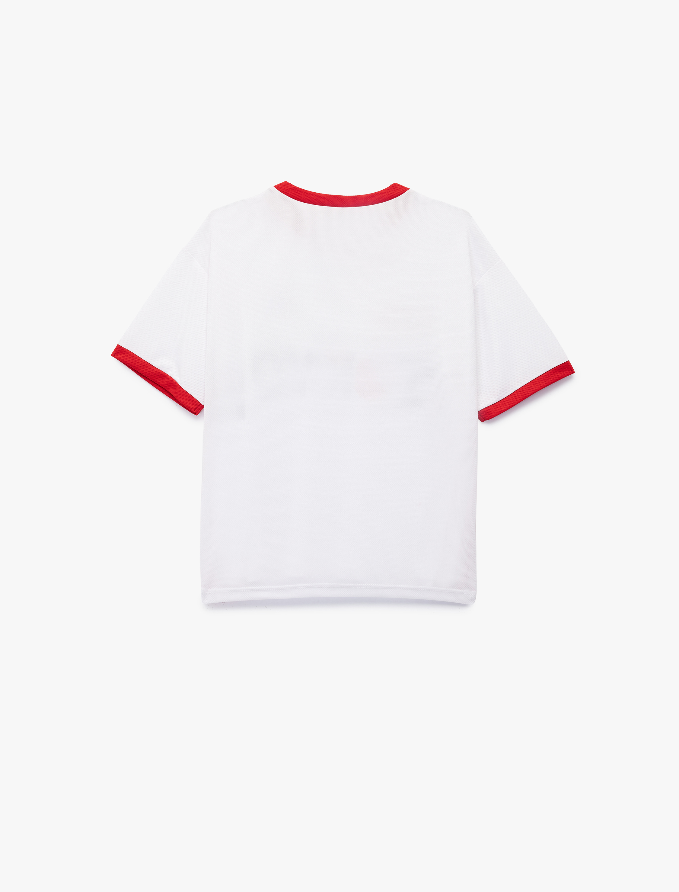  Erkek Çocuk Tokyo Baskılı Kısa Kollu V Yaka Spor Tişört