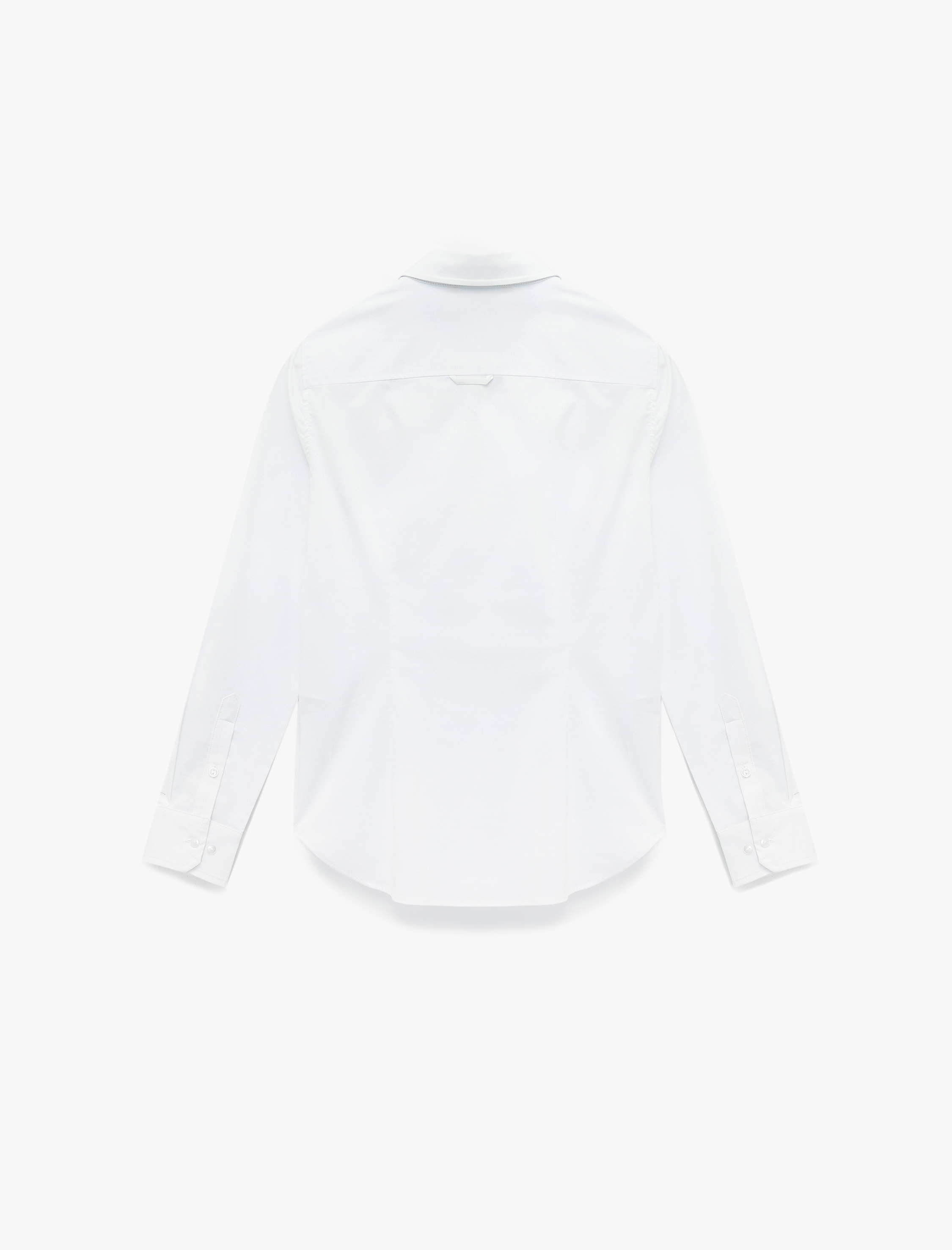 Pamuklu Uzun Kollu Klasik Yaka Slim Fit Poplin Gömlek