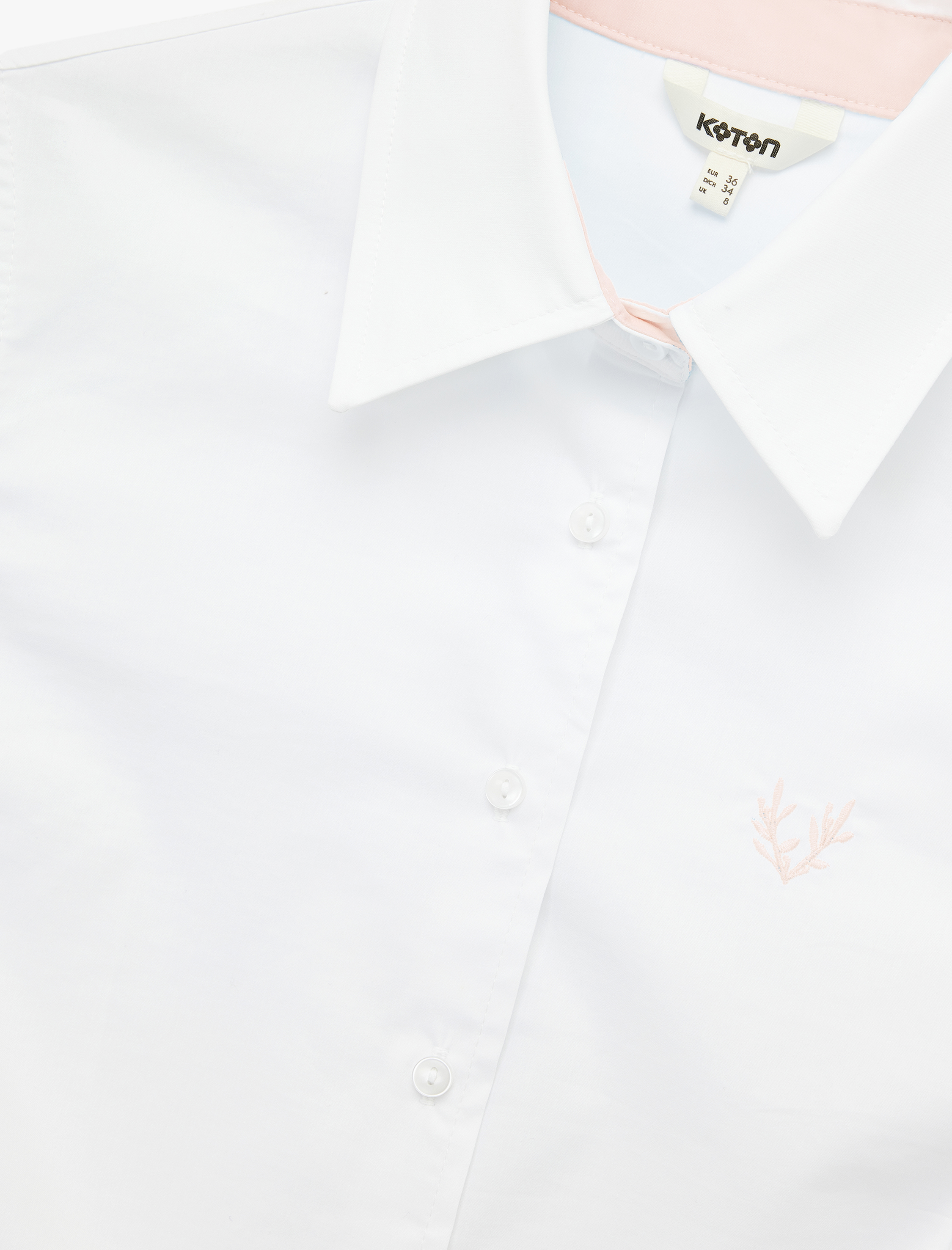 Pamuklu Uzun Kollu Klasik Yaka Slim Fit Poplin Gömlek