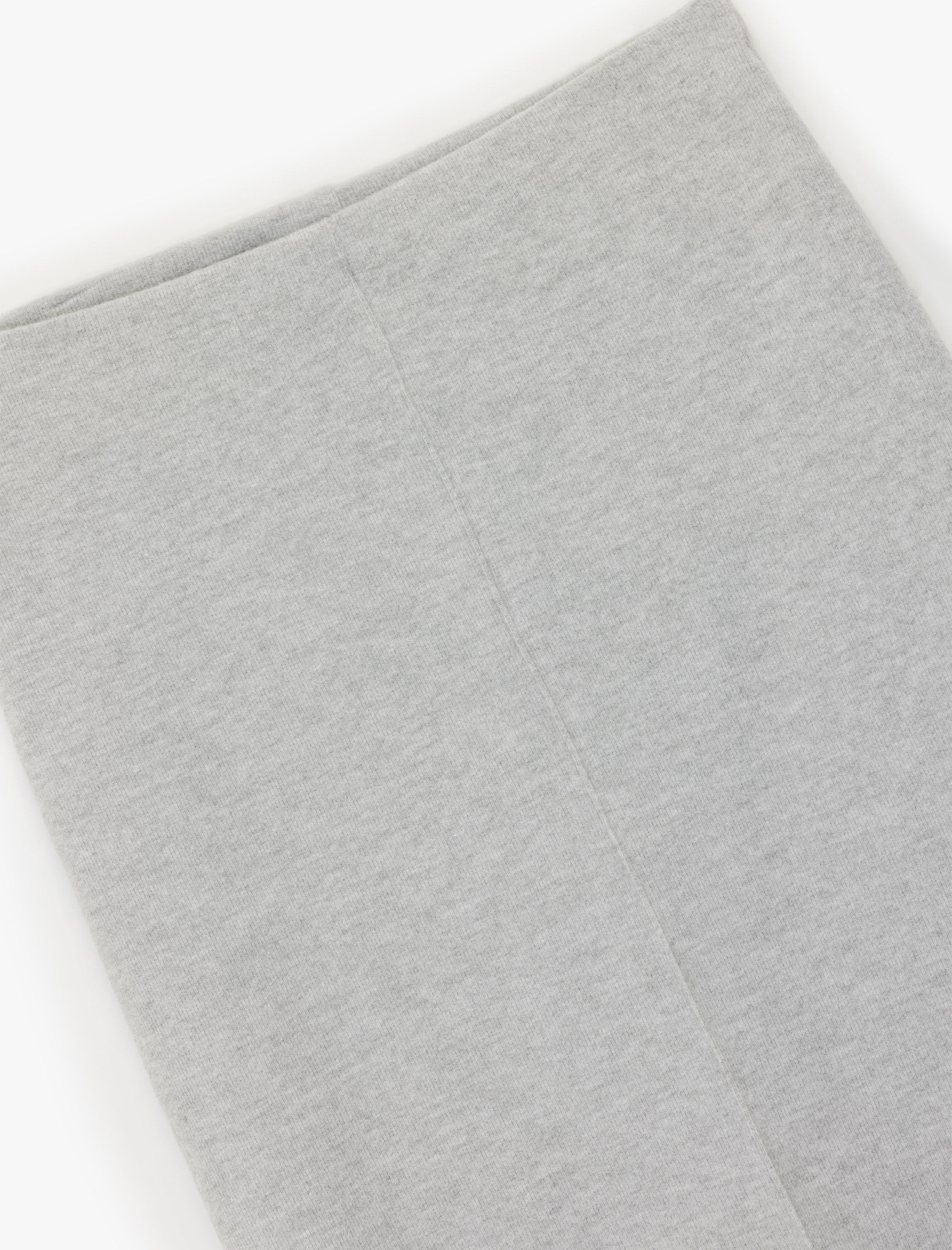   Slim Fit Midi Nervür Detaylı Kalem Etek