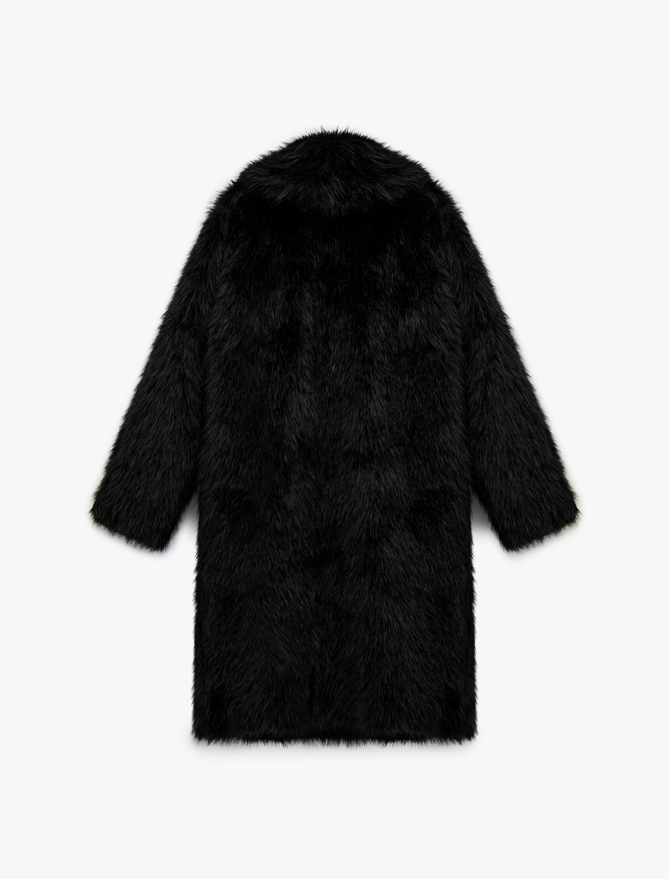   Suni Kürk Kaban Oversize Uzun Kollu Cepli