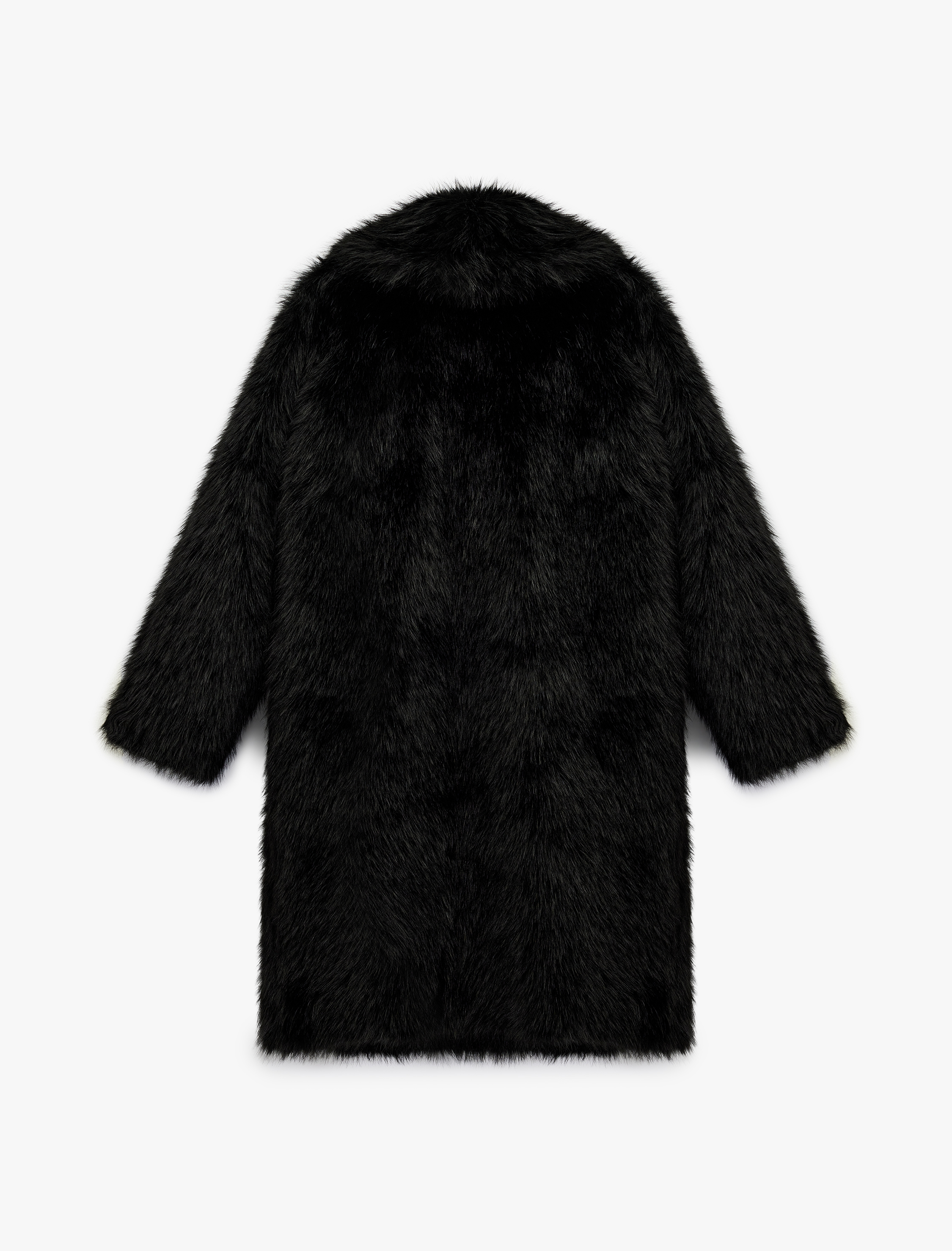   Suni Kürk Kaban Oversize Uzun Kollu Cepli