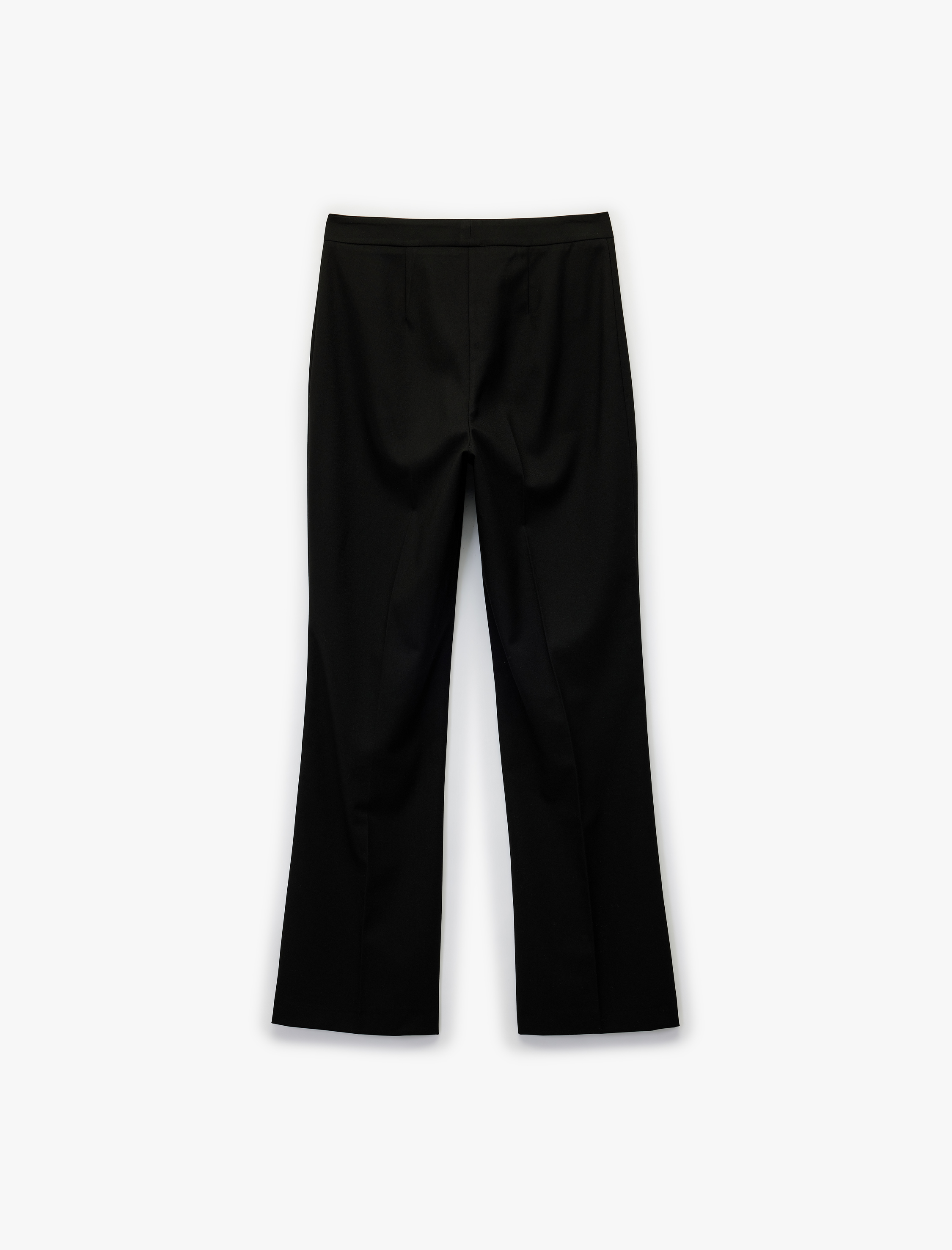   Normal Bel Viskon Karışımlı İspanyol Paça Basic Kumaş Pantolon