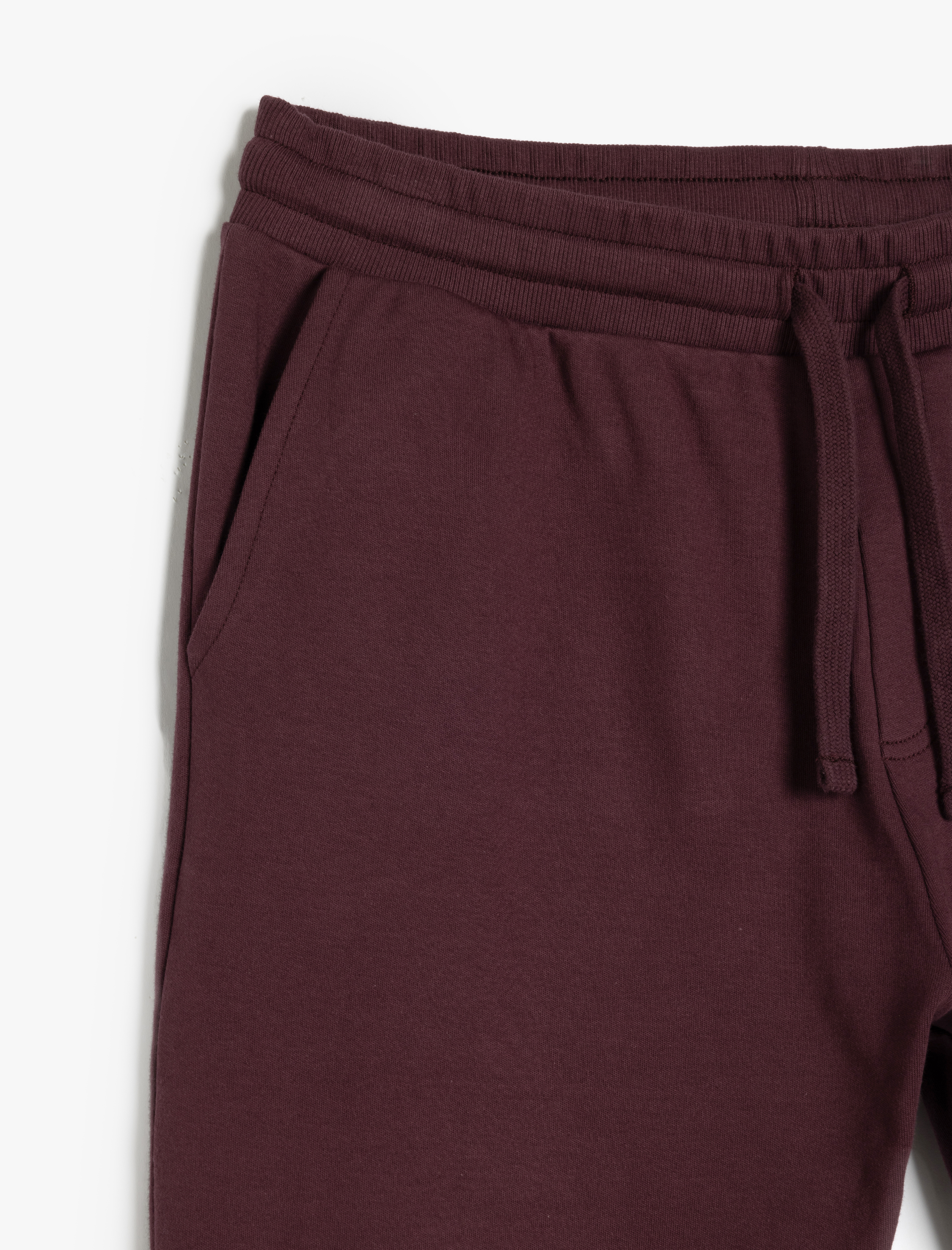   Beli Bağcıklı Pamuklu Cep Detaylı Jogger Eşofman Altı