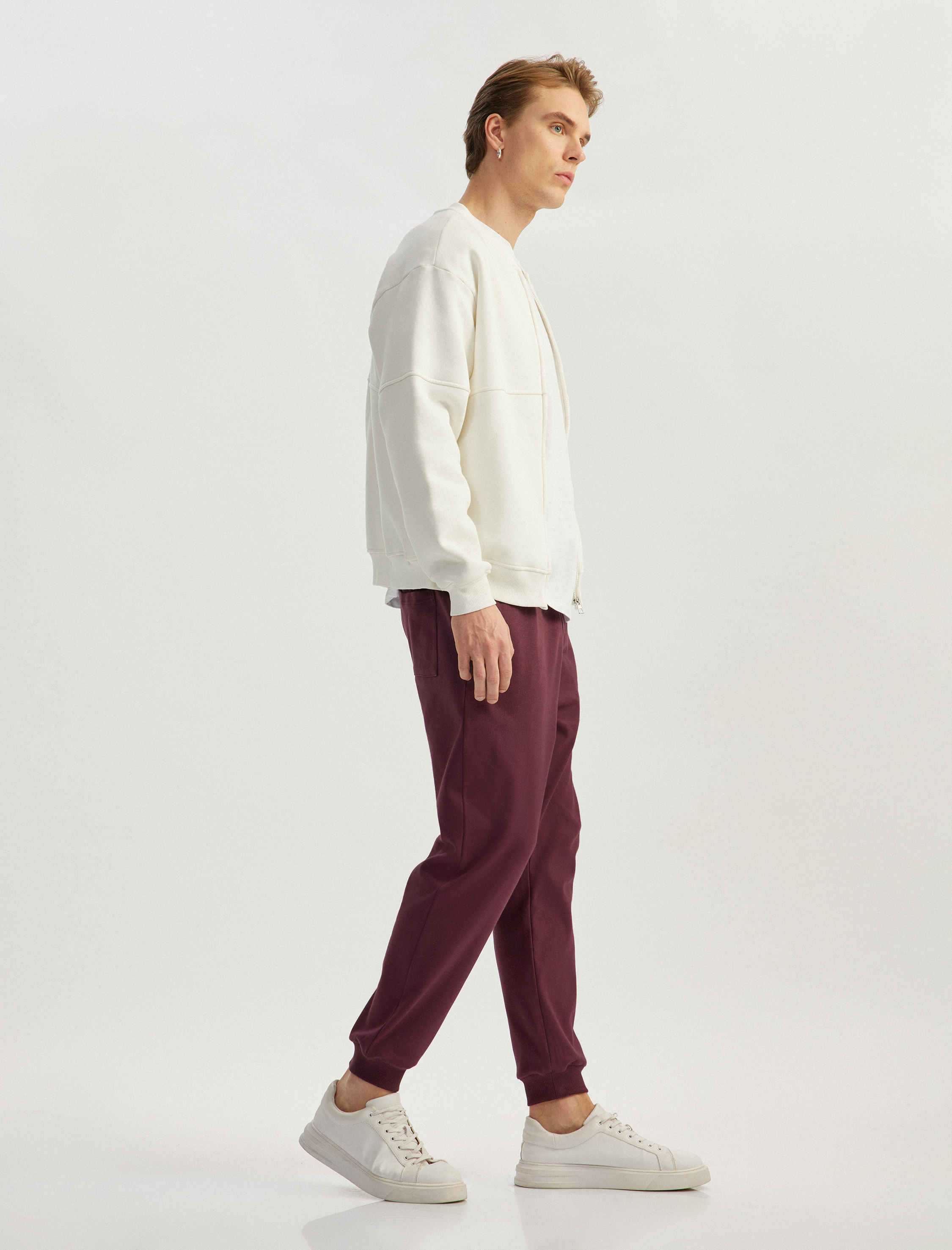   Beli Bağcıklı Pamuklu Cep Detaylı Jogger Eşofman Altı