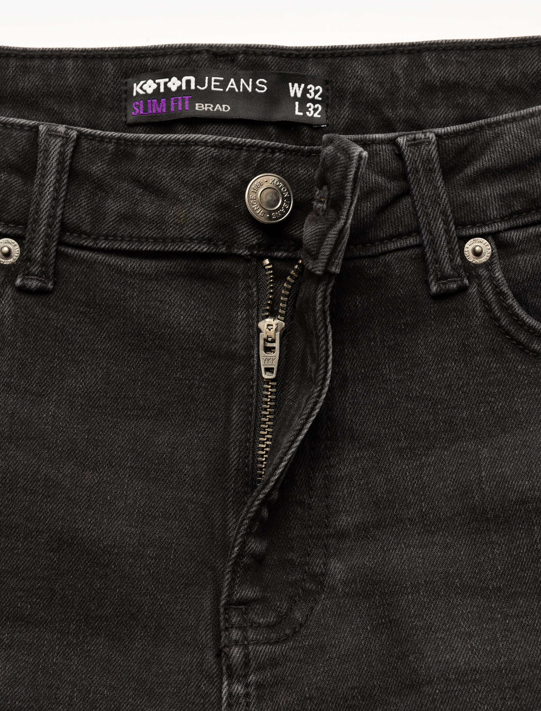   Normal Bel Pamuklu Slim Fit Jean Pantolon - Brad Jean