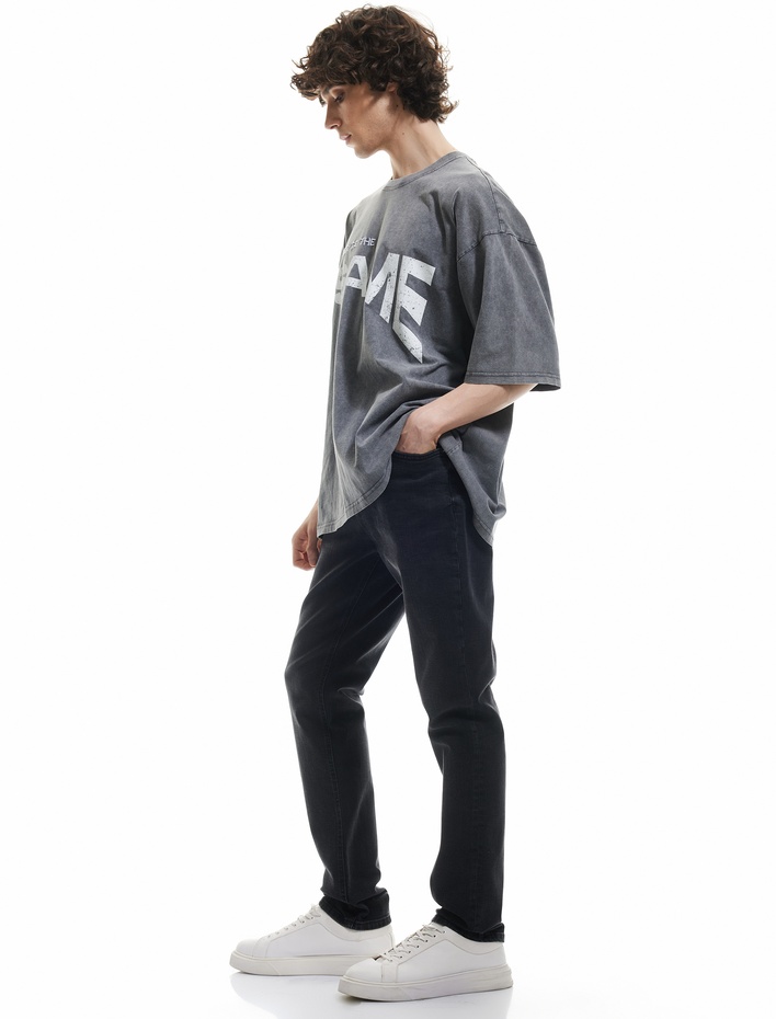  Normal Bel Pamuklu Slim Fit Jean Pantolon - Brad Jean