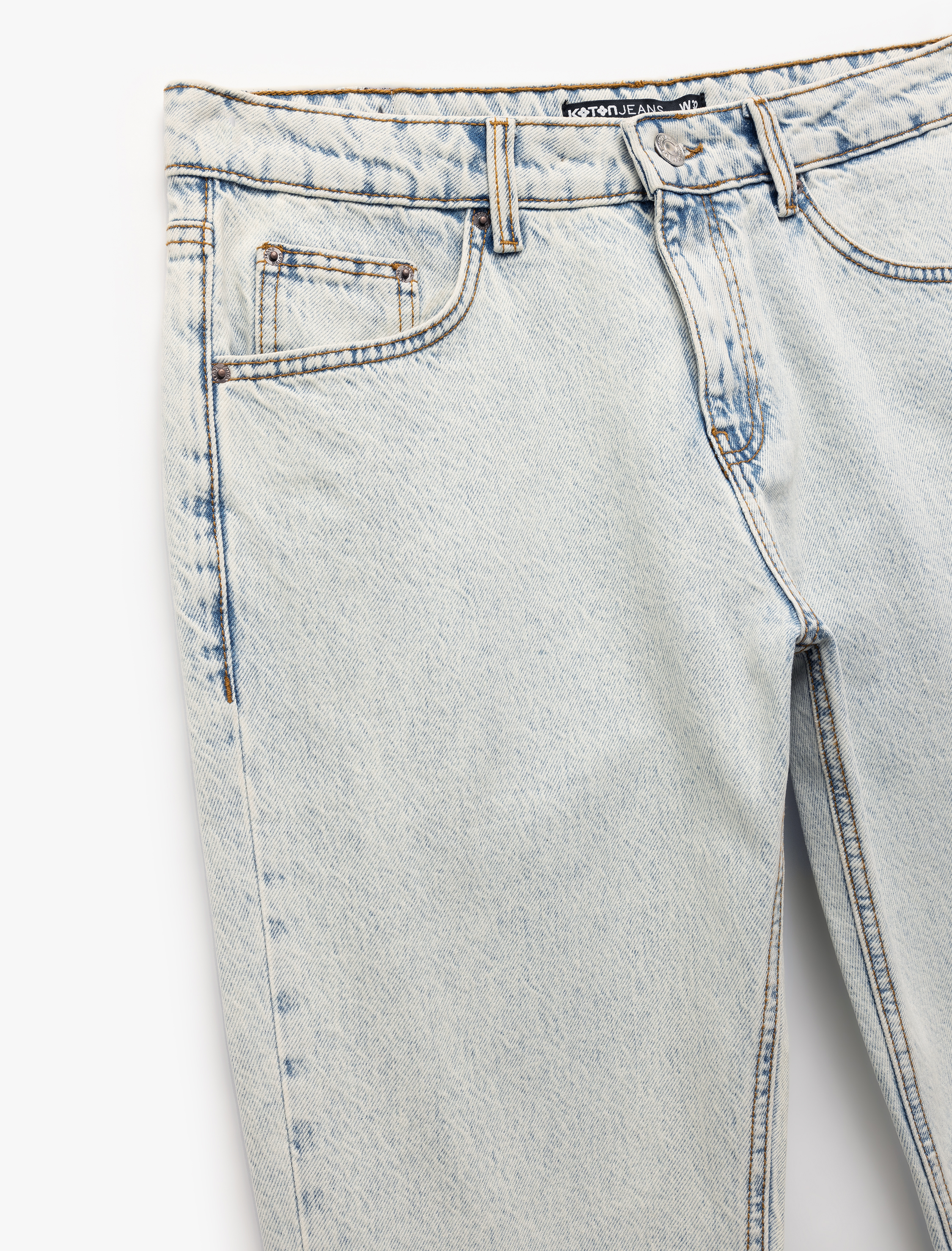   Normal Bel Pamuklu 90's Slim Fit Jean Pantolon - Howland Jean