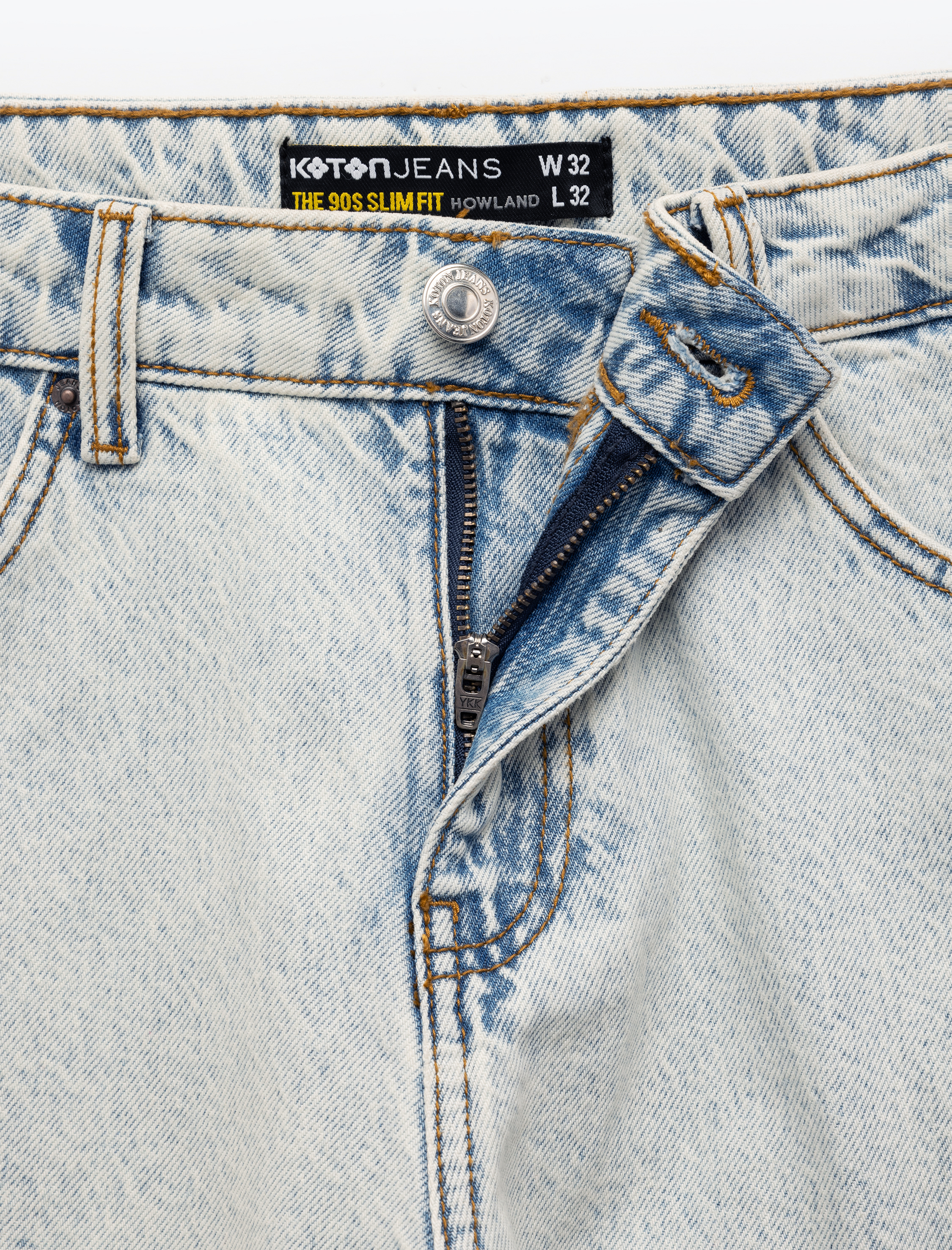   Normal Bel Pamuklu 90's Slim Fit Jean Pantolon - Howland Jean