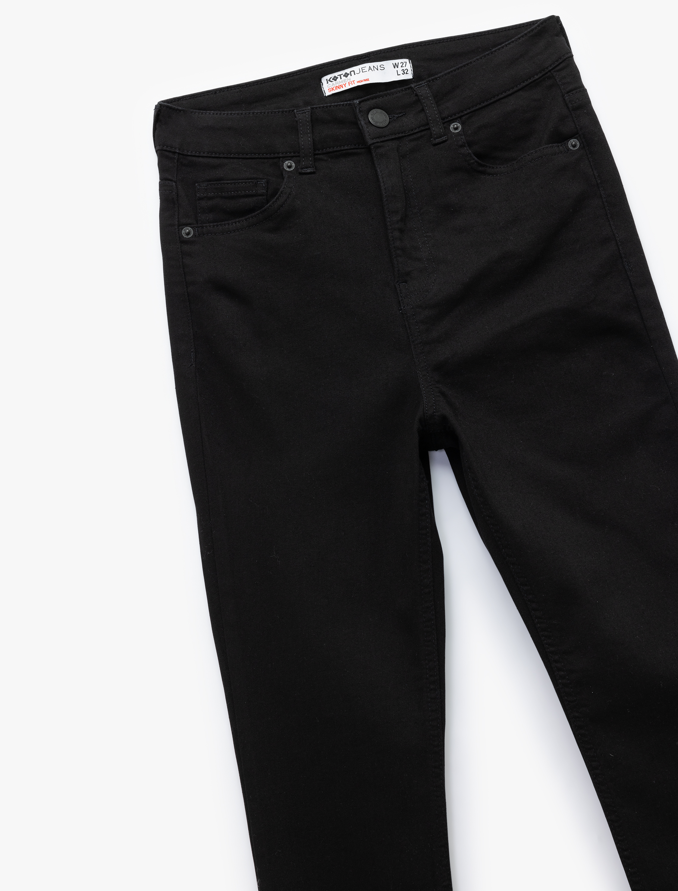   Yüksek Bel Dar Kesim Dar Paça Toparlayıcı Jean Pantolon - Skinny Push Up Fit Jean