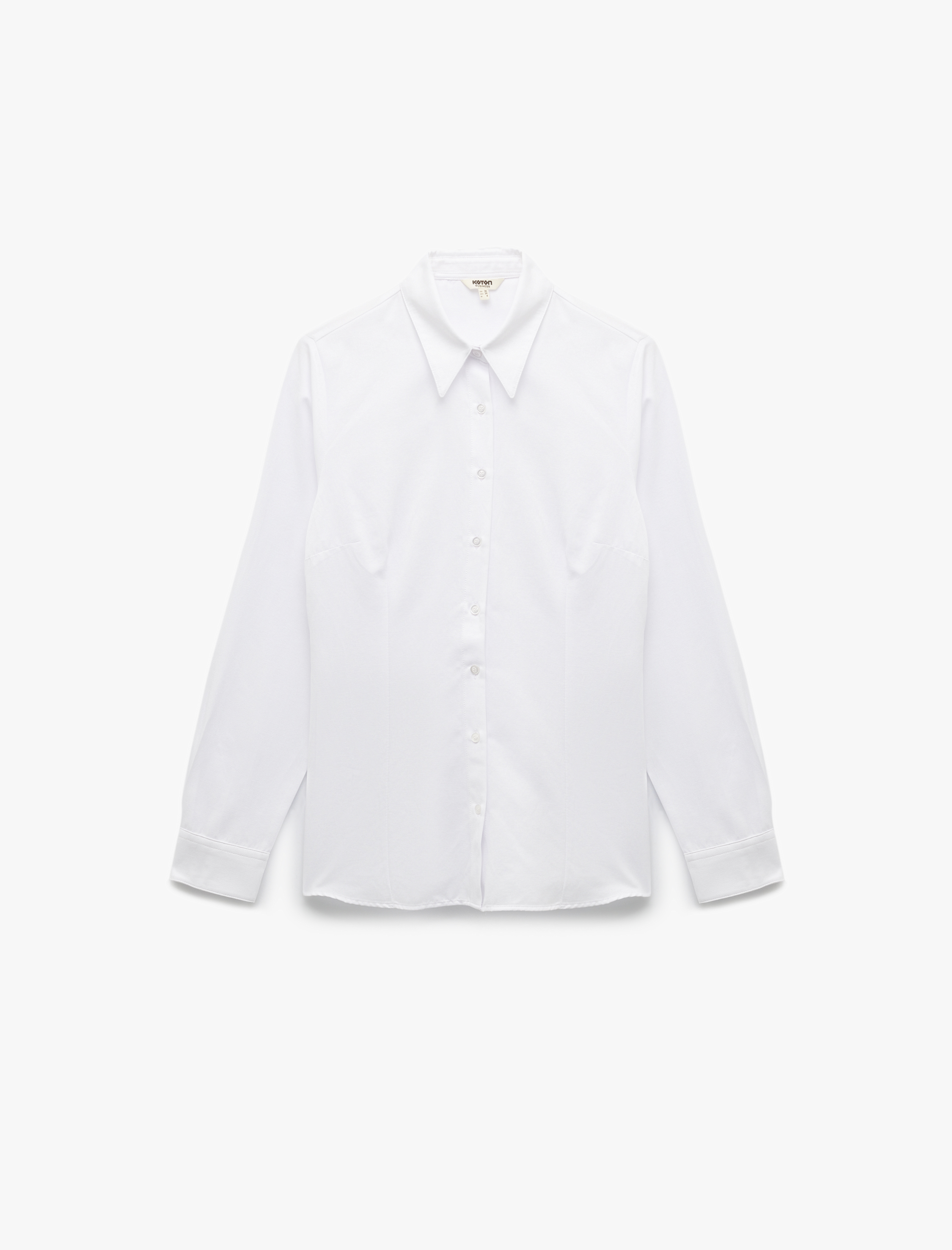   Regular Fit Klasik Yaka Uzun Kollu Poplin Gömlek