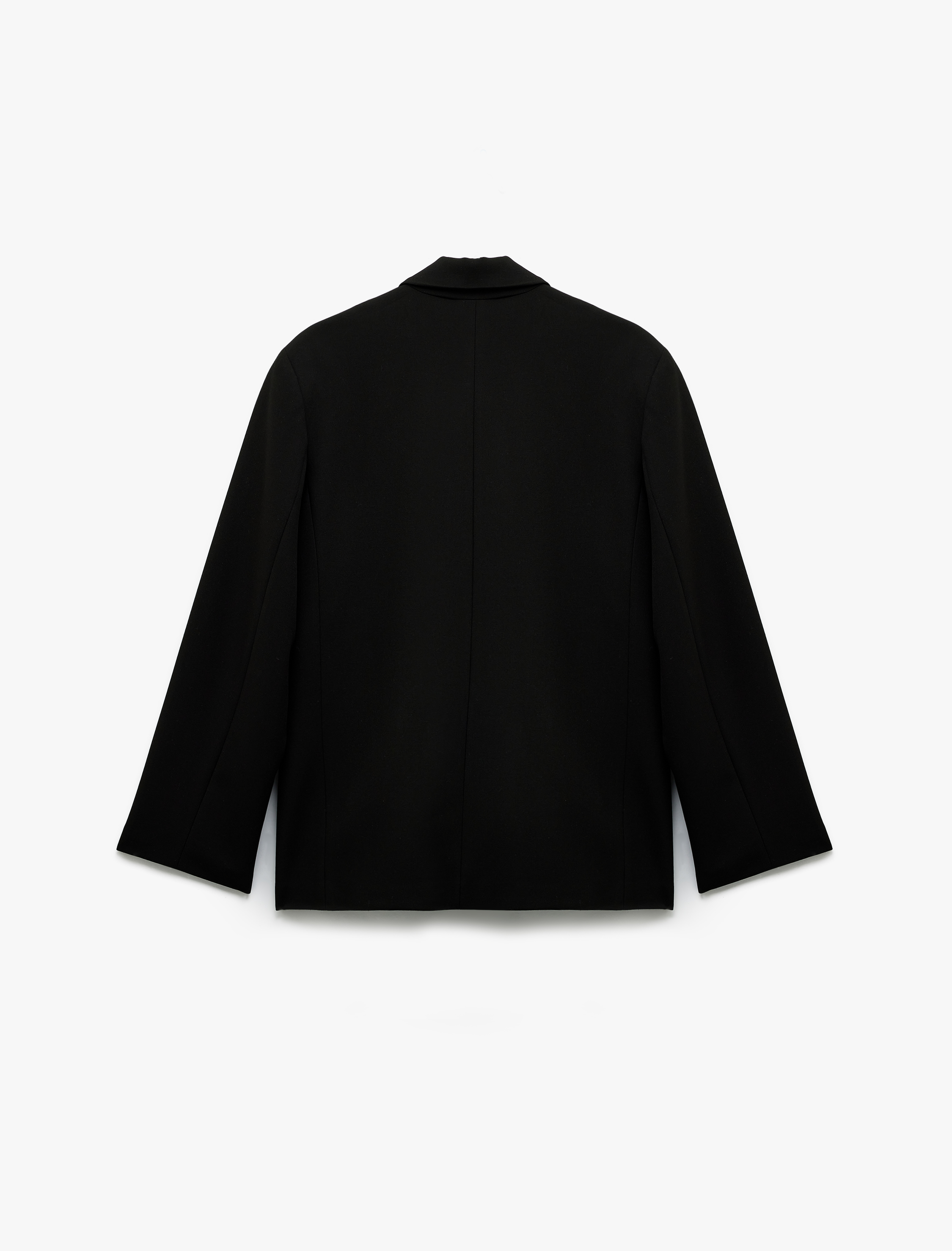   Cepli Düğmeli Kruvaze Uzun Kollu Blazer Ceket