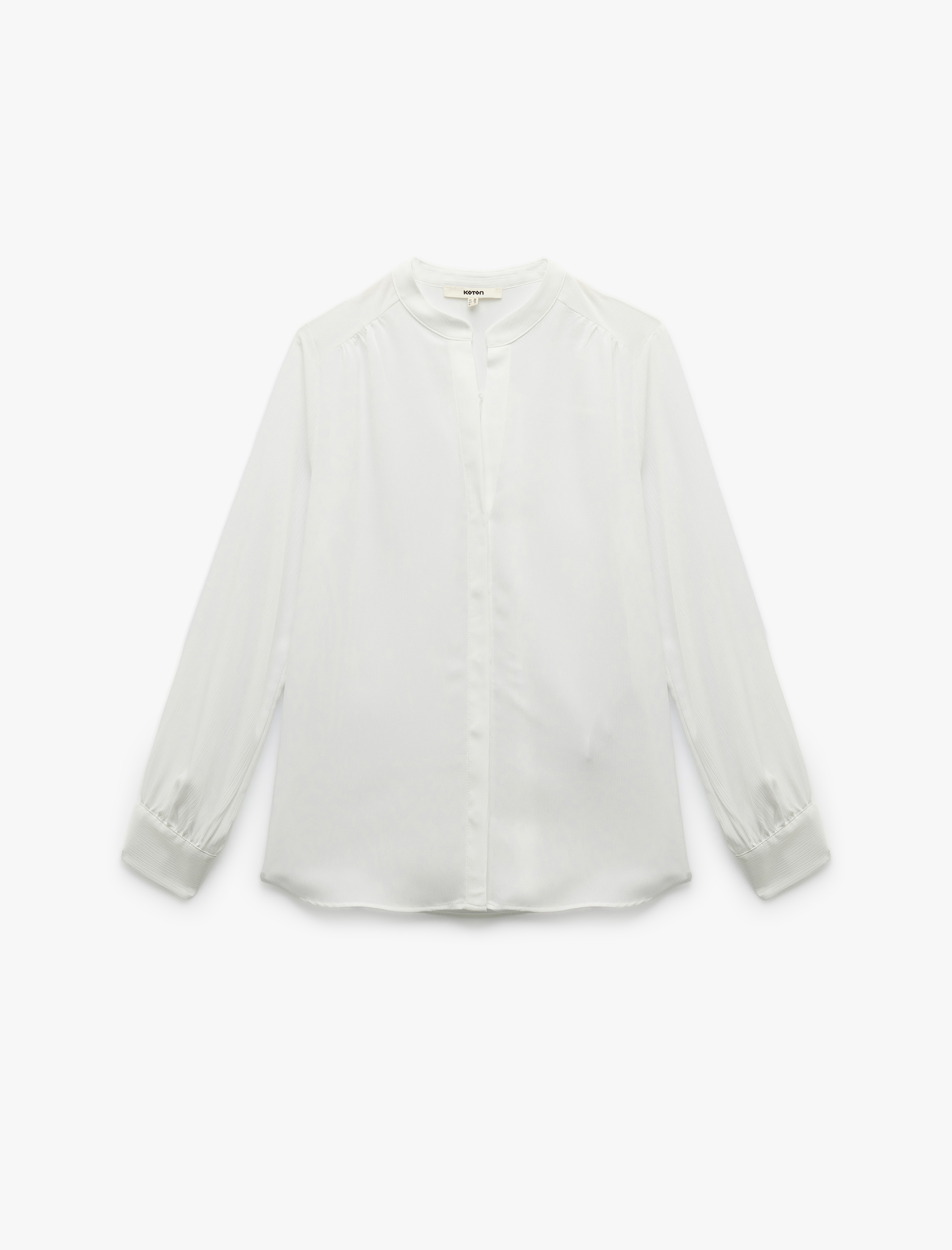   Regular Fit Uzun Kollu V Yaka Klasik Gömlek