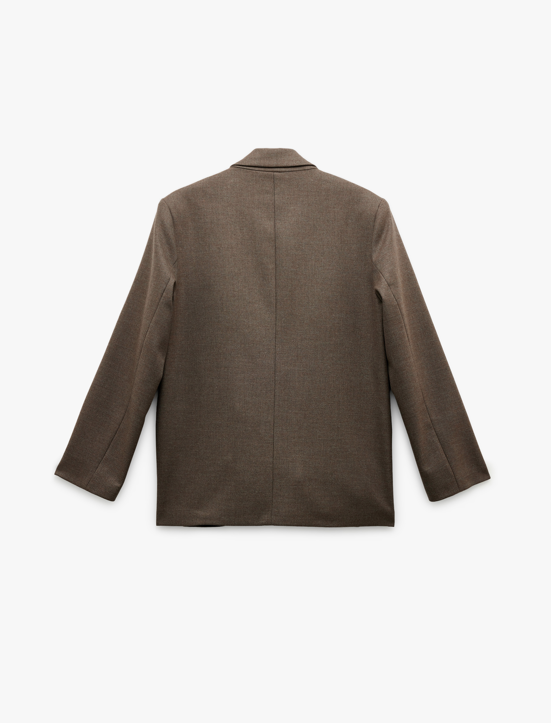   Çift Cepli Uzun Kollu Kruvaze Blazer Ceket