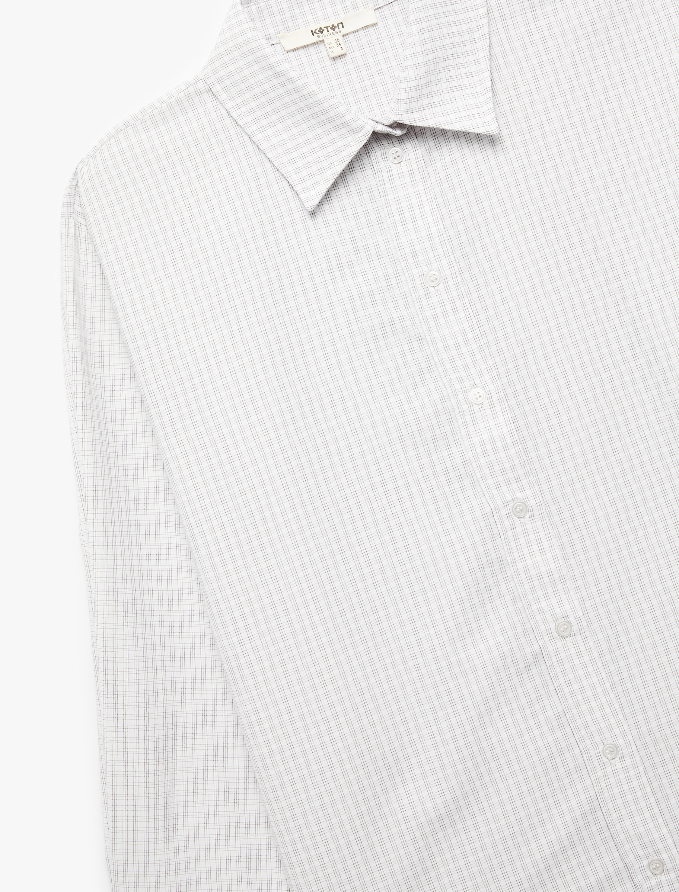   Rahat Kalıp Klasik Yaka Uzun Kollu Poplin Gömlek