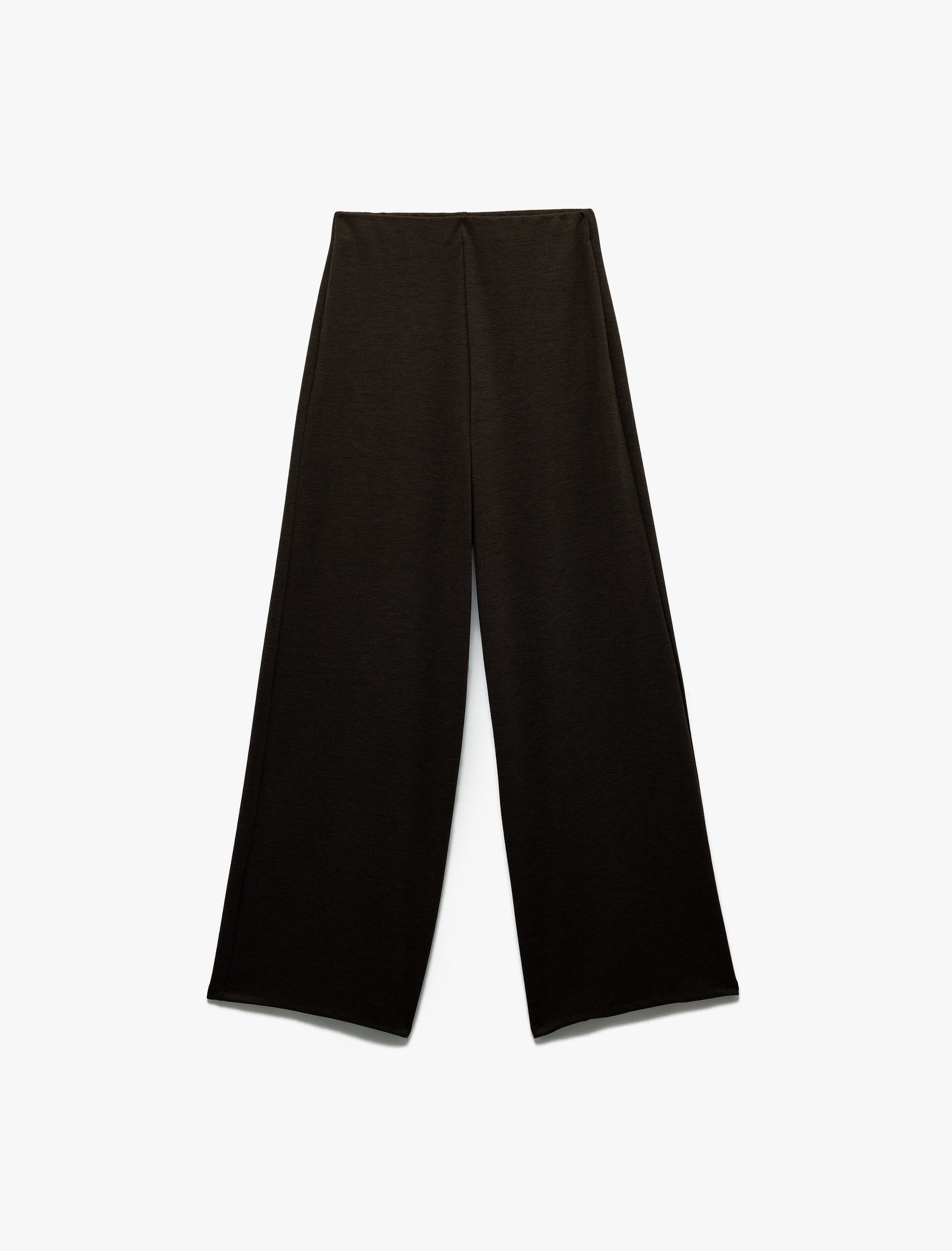   Normal Bel Regular Fit Uzun Geniş Paça Palazzo Pantolon