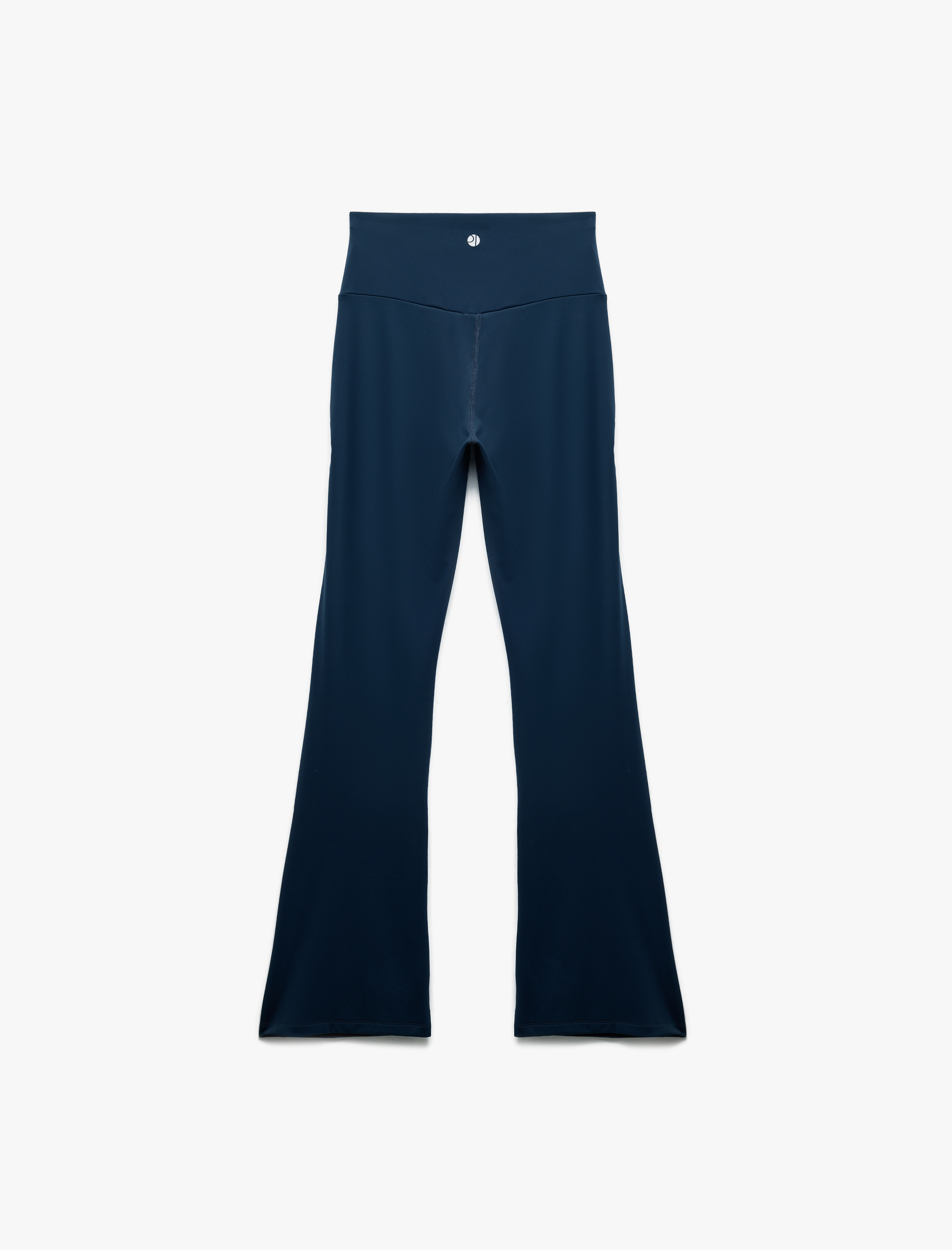 Yüksek Bel Cep Detaylı İnterlok İspanyol Paça Spor Tayt