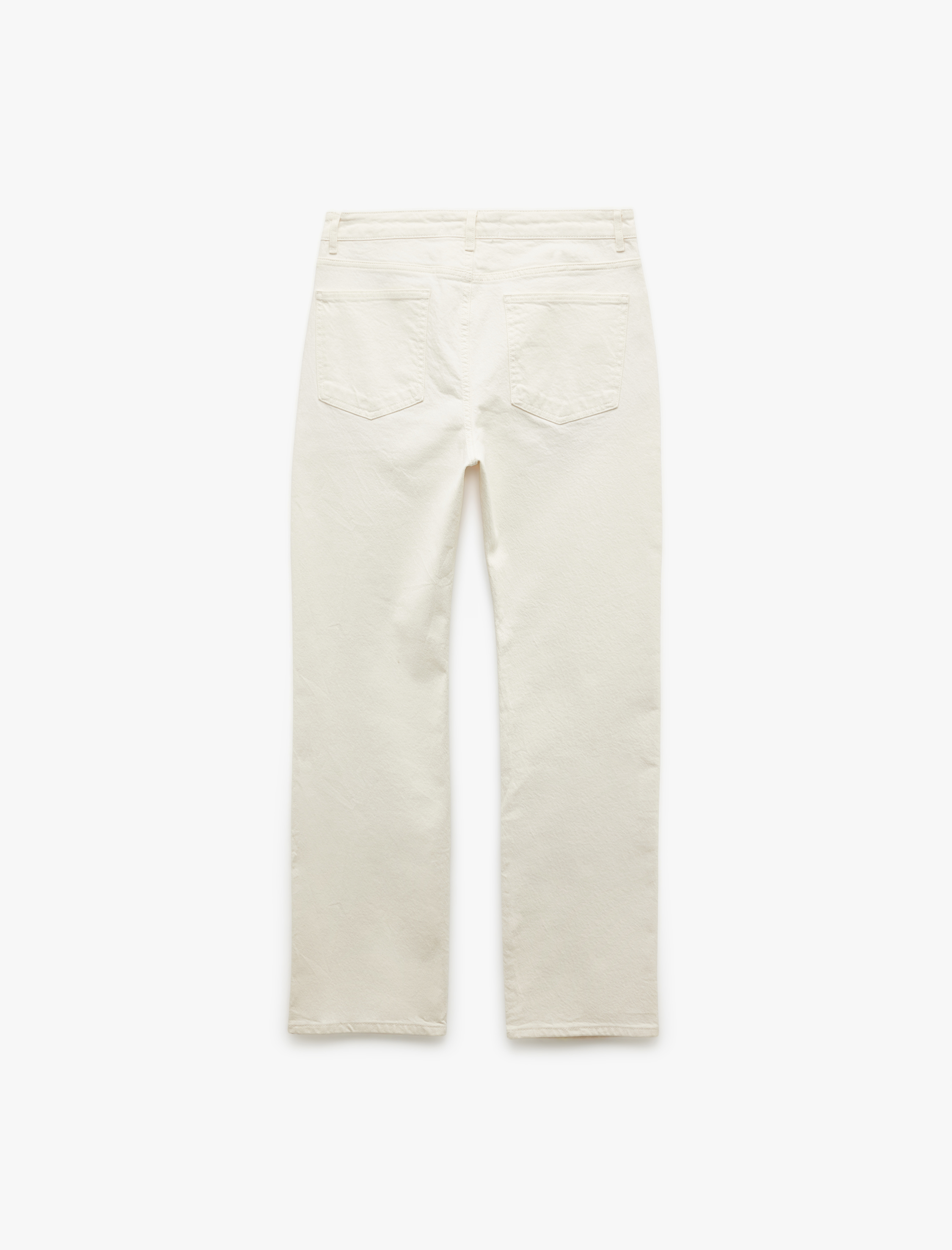   Normal Bel Cepli Straight Fit Jean Pantolon - Mark Jean