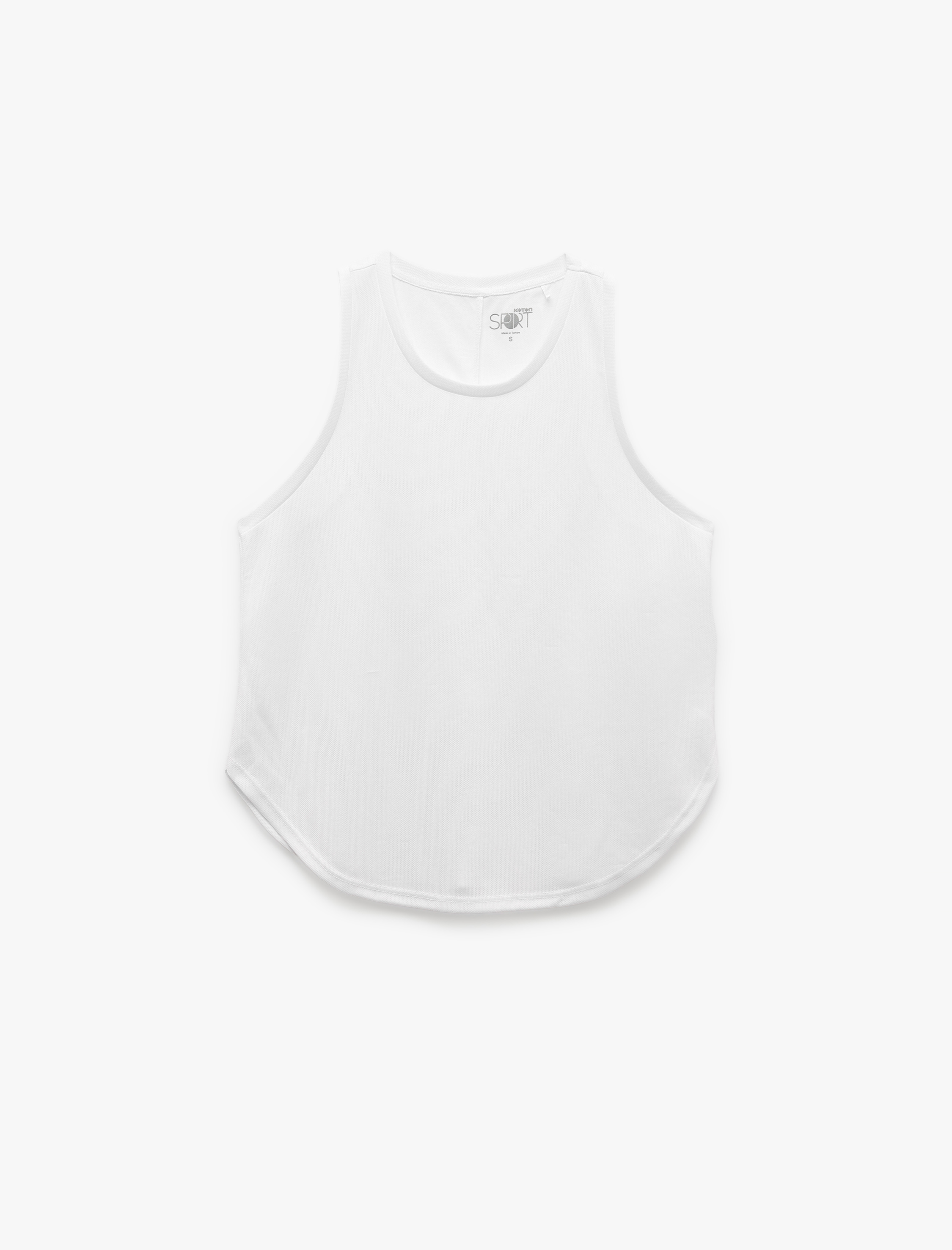   Kolsuz Bisiklet Yaka Basic Oversize Sporcu Atleti