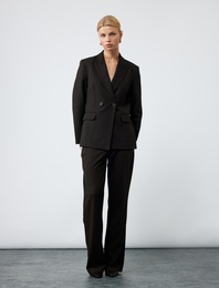 Cepli Yüksek Bel Geniş Paça Palazzo Pantolon