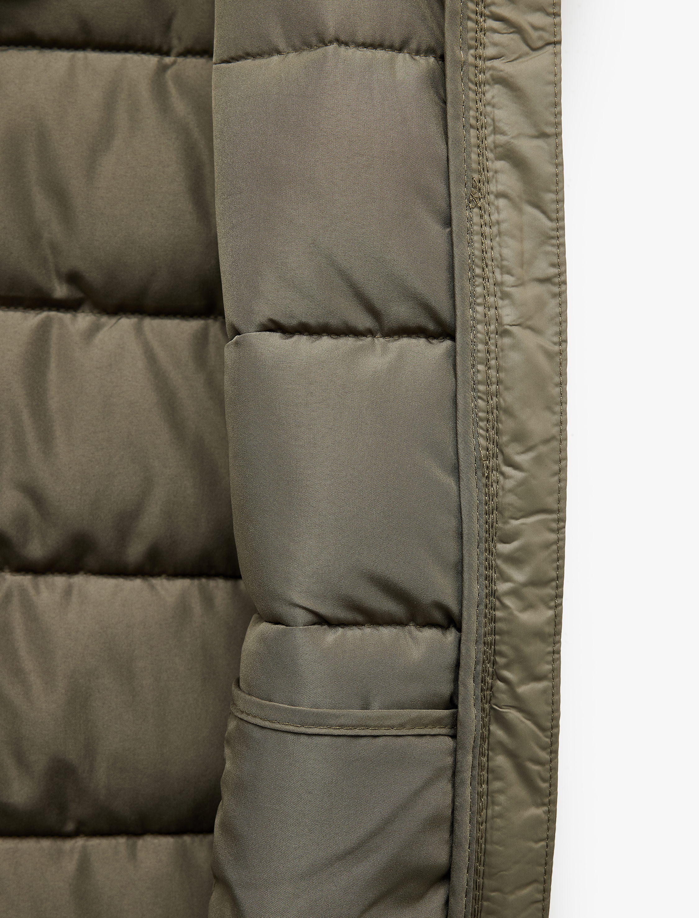   Kolsuz Dik Yaka Cepli Su İtici Fermuarlı Şişme Yelek