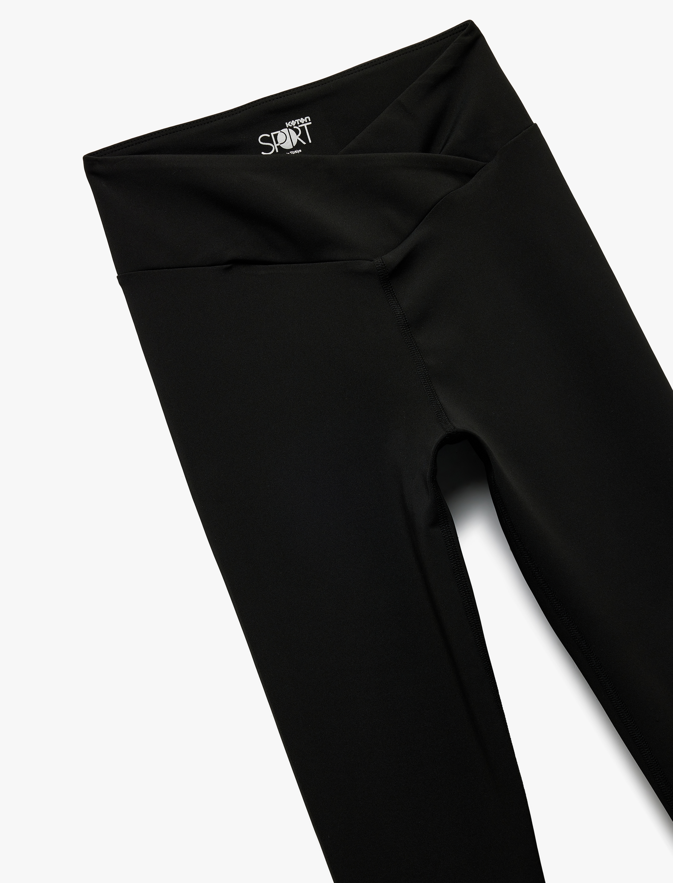   Yüksek Bel Kemer Detaylı Spor Tayt