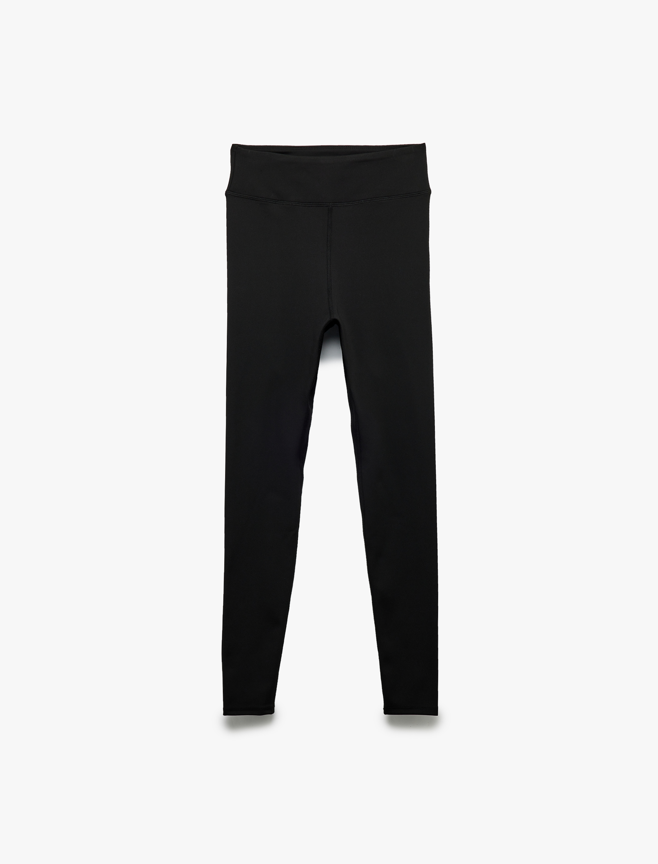   Yüksek Bel Slim Fit Uzun Basic Spor Tayt