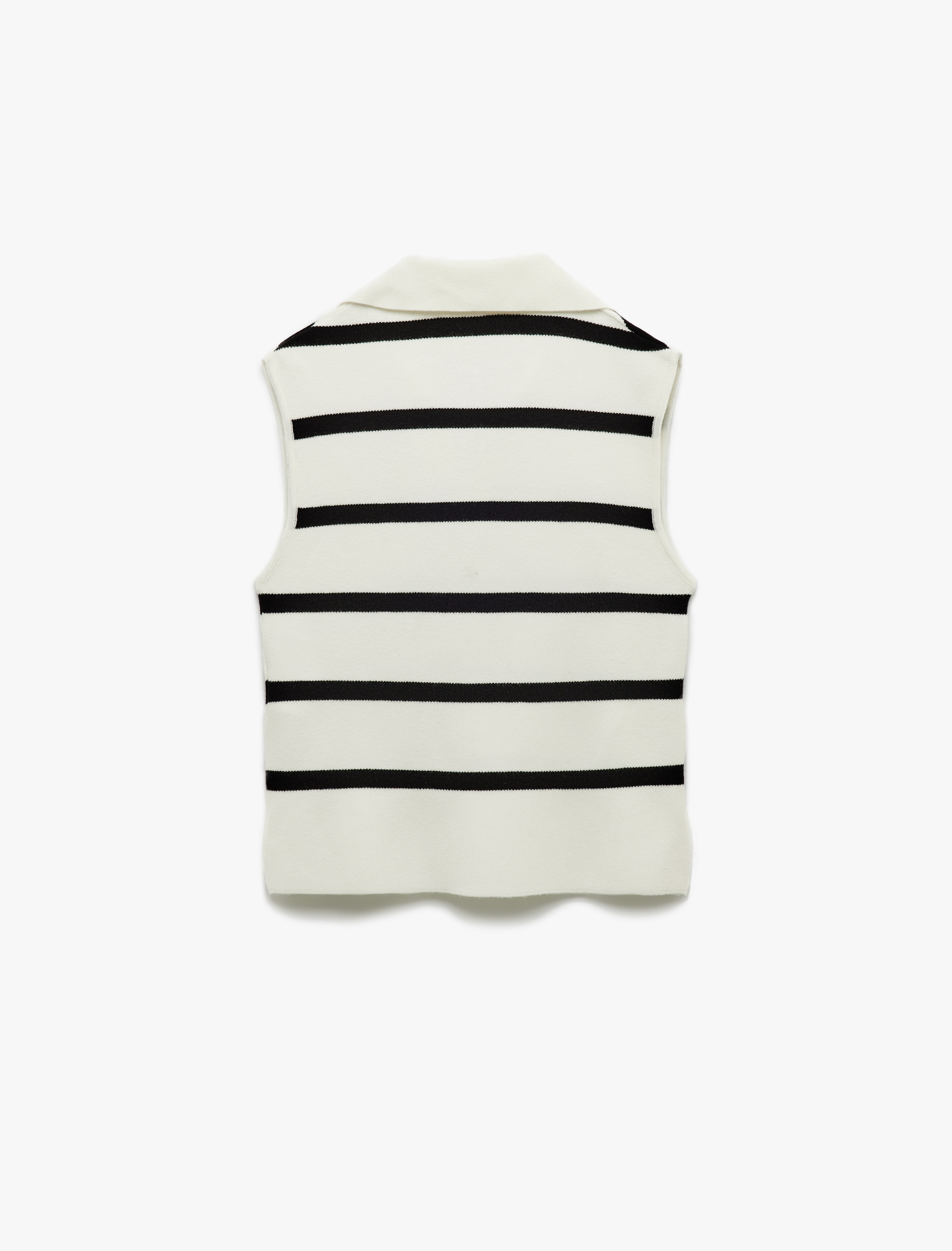   Regular Fit Polo Yaka Kolsuz Triko Bluz