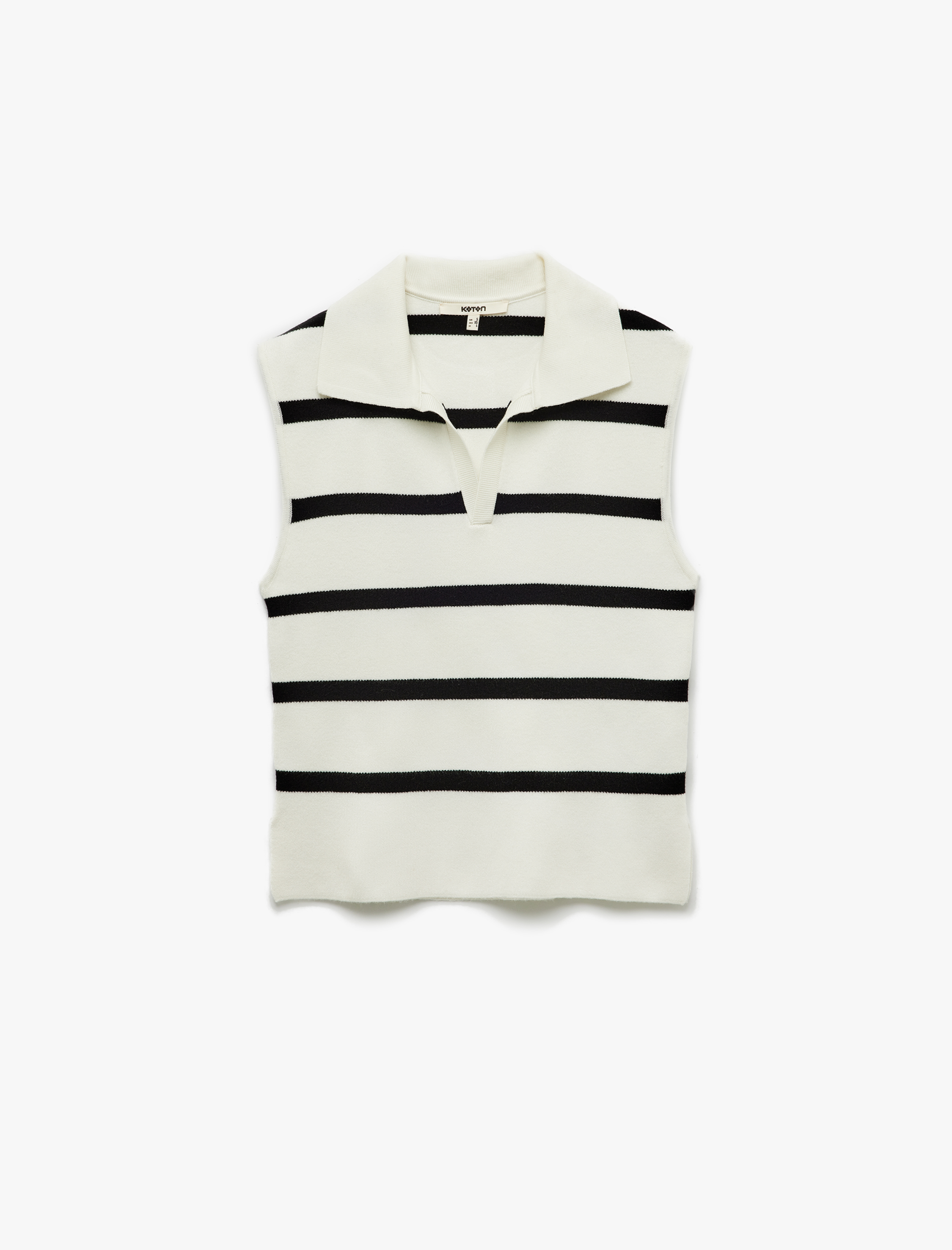   Regular Fit Polo Yaka Kolsuz Triko Bluz