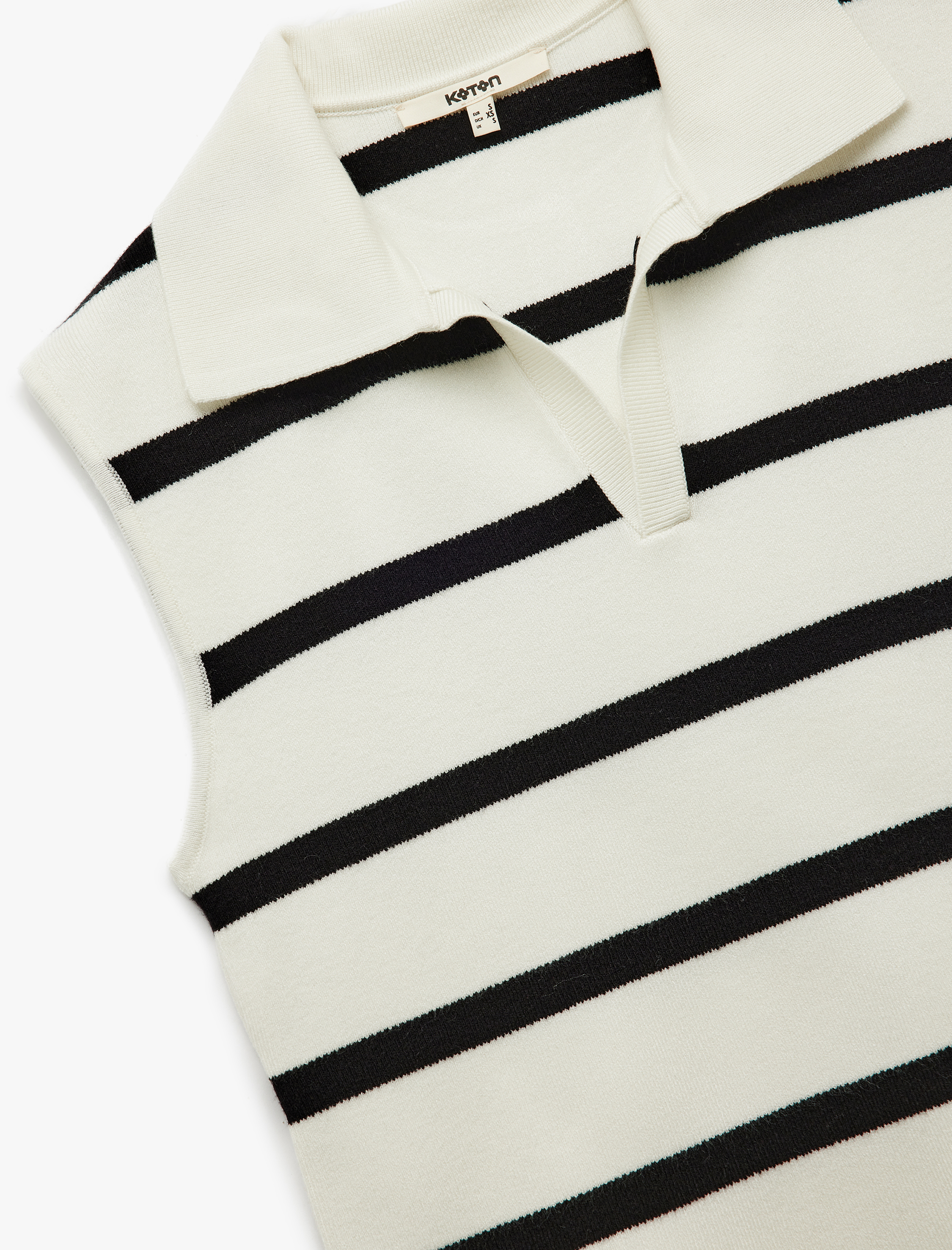   Regular Fit Polo Yaka Kolsuz Triko Bluz