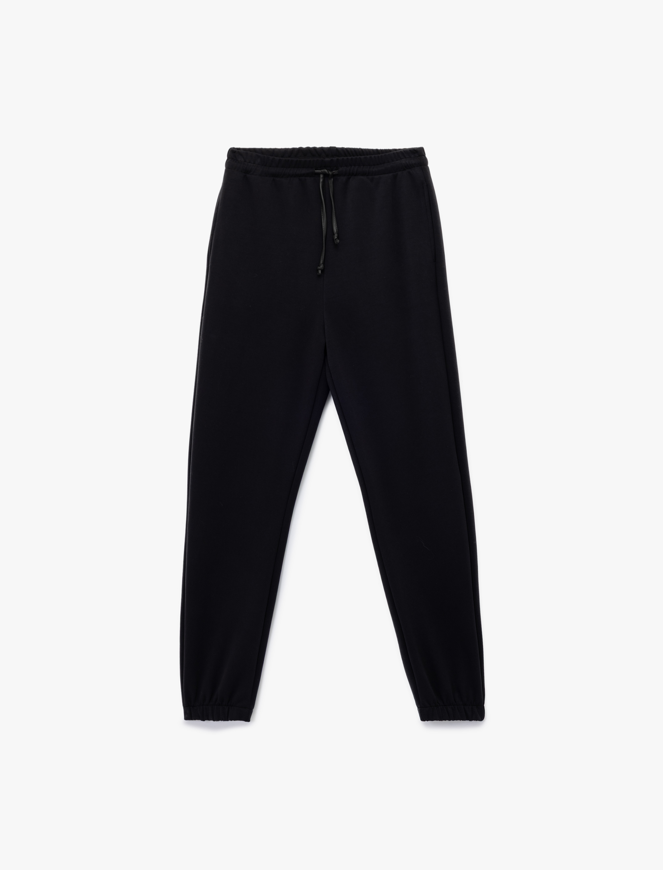   Modal Kumaş Cepli Beli Bağlamalı Jogger Pantolon