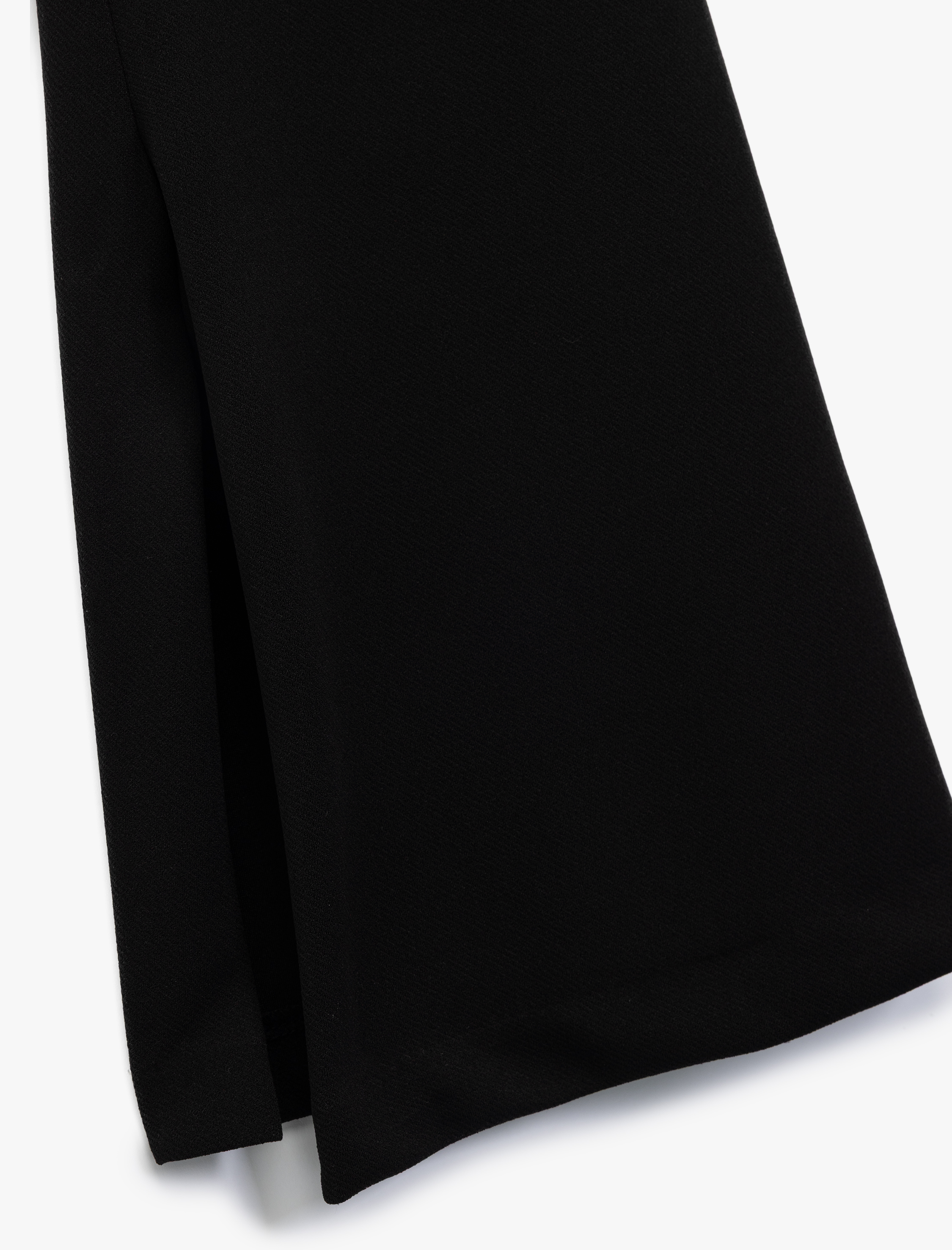   Slim Fit Yırtmaç Detaylı İspanyol Paça Pantolon