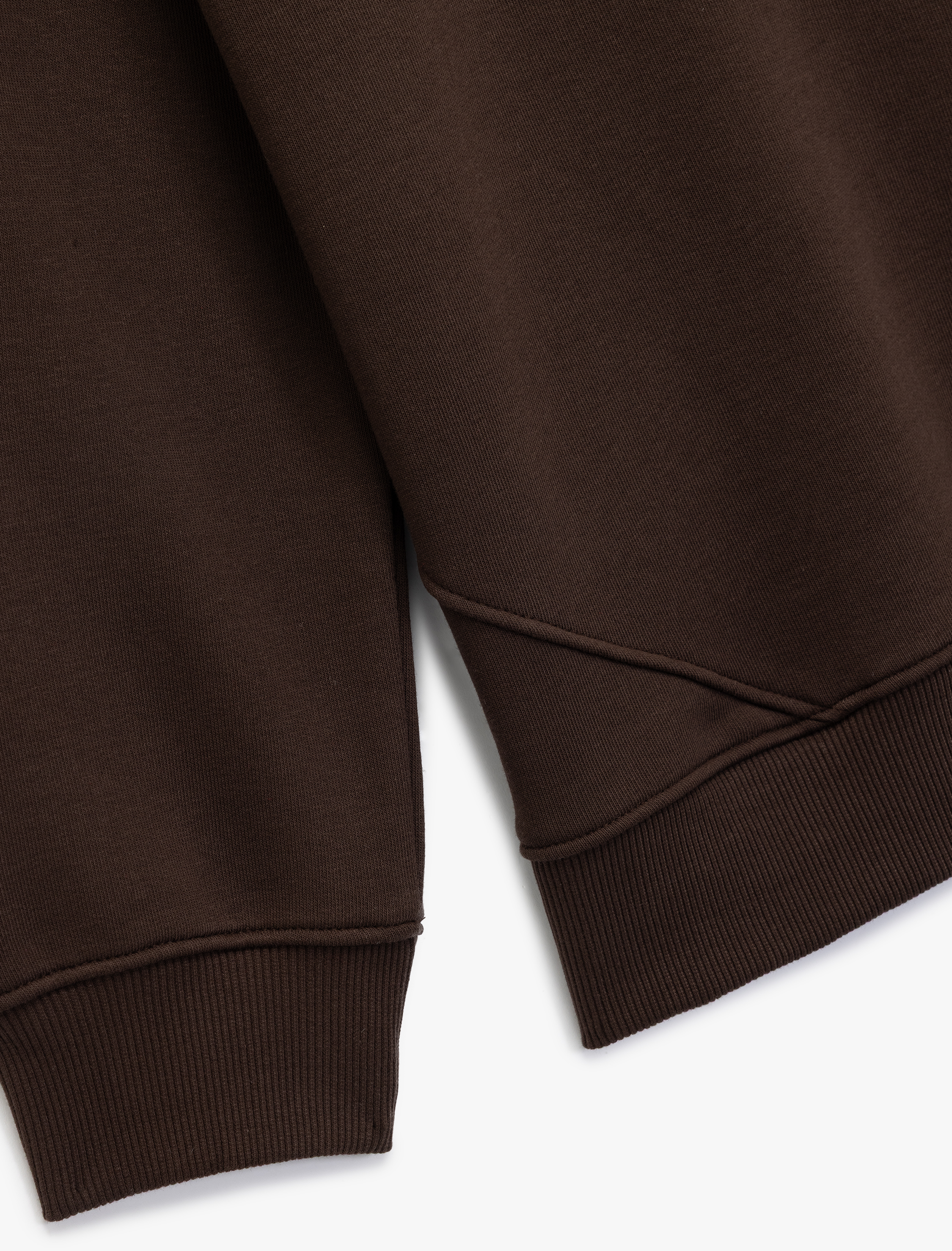   Uzun Kollu Bisiklet Yaka Nakışlı Oversize Sweatshirt