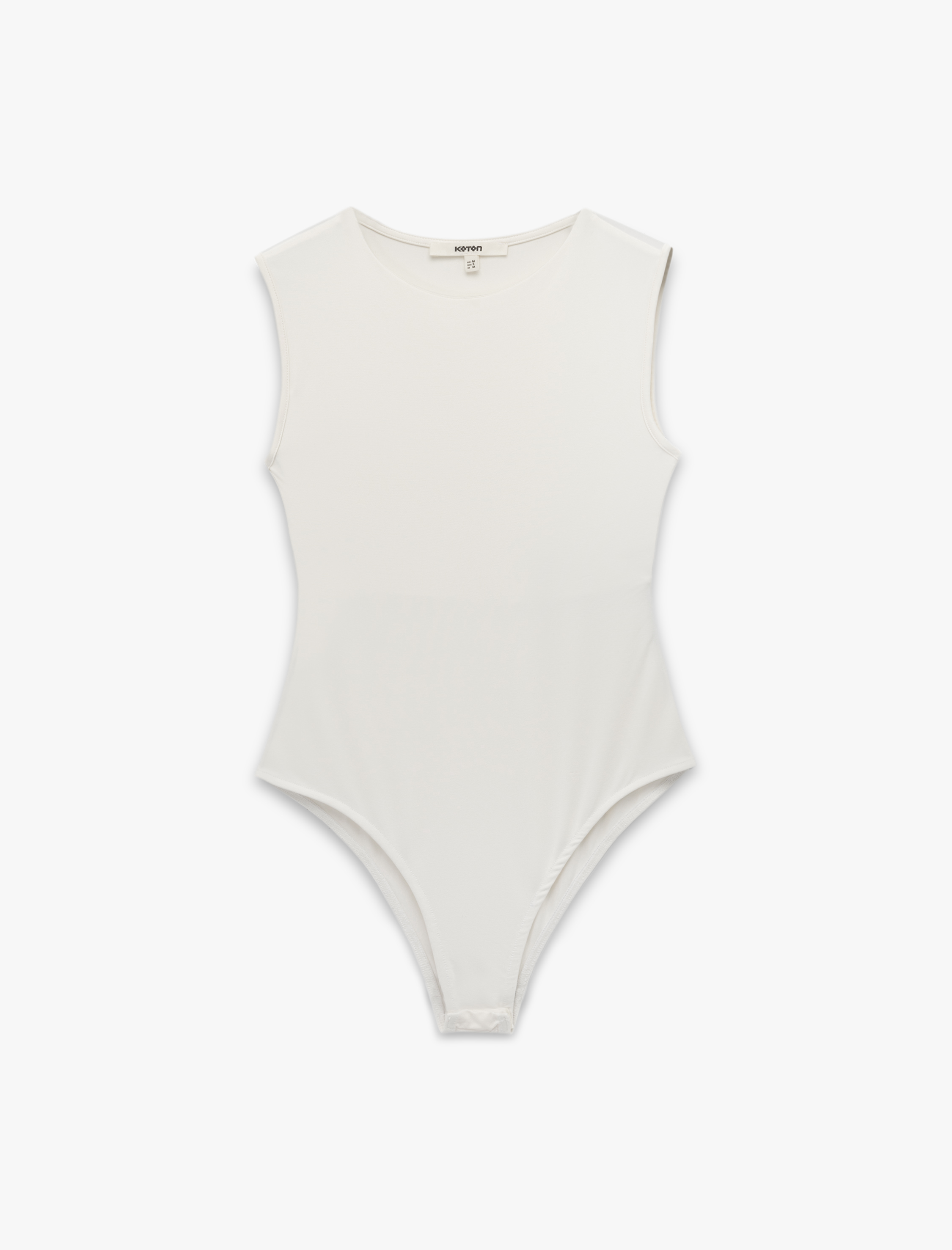   Slim Fit Kolsuz Bisiklet Yaka Bodysuit
