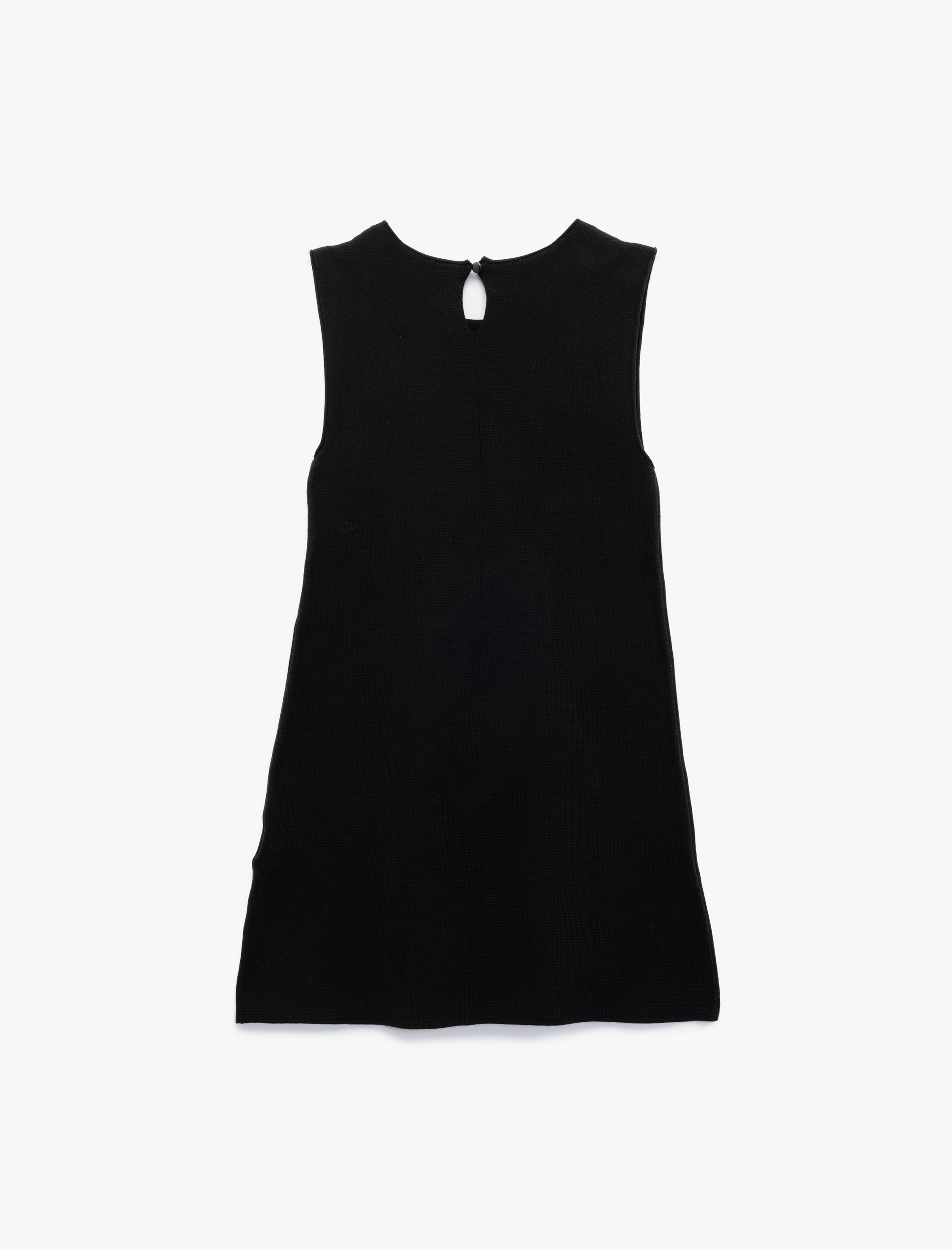 Kolsuz Bisiklet Yaka Mini Boy Triko Elbise