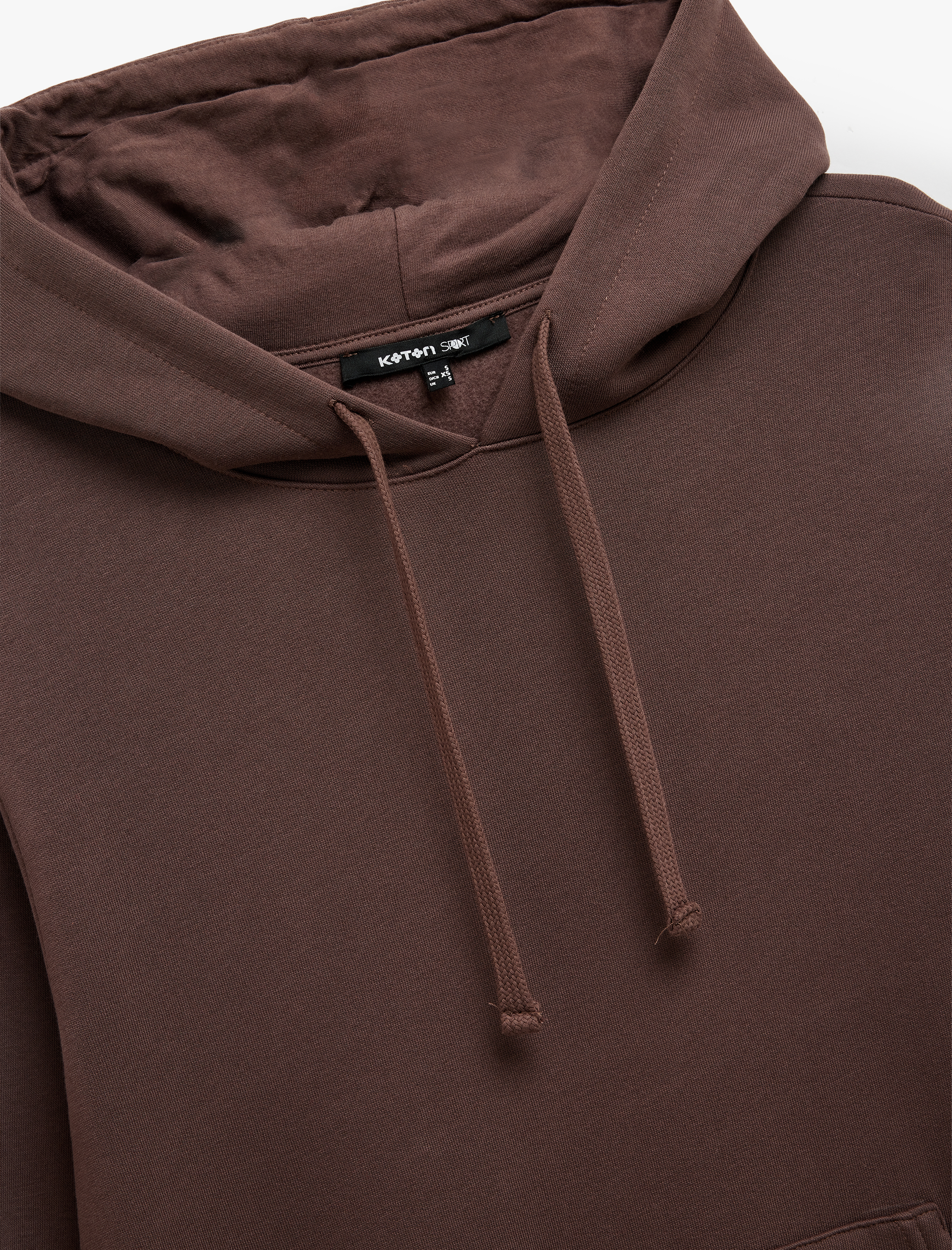   Kapüşonlu Uzun Kollu Kanguru Cepli Oversize Spor Sweatshirt