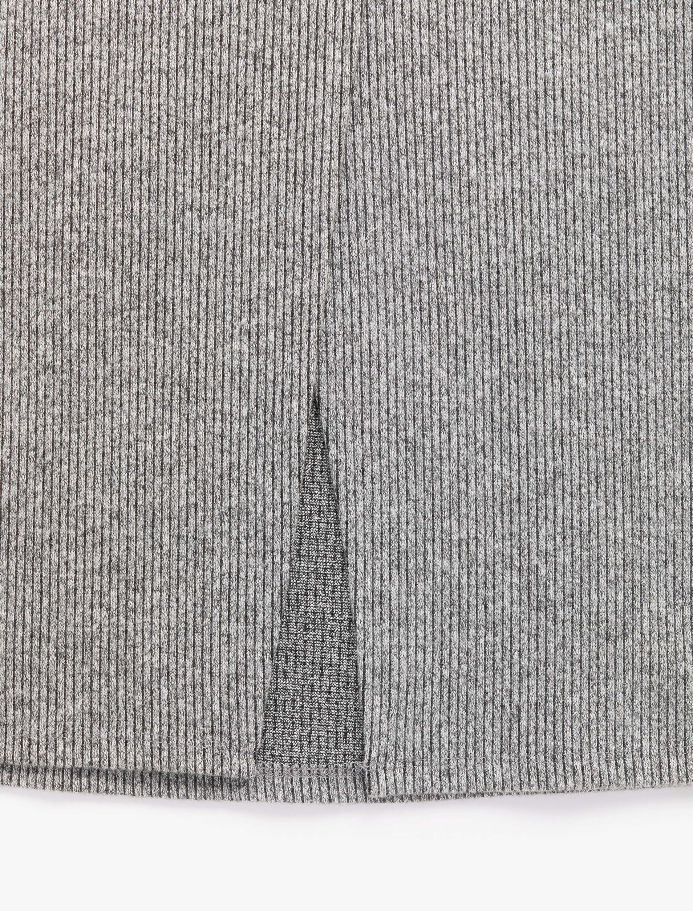   Rahat Kalıp Normal Bel Midi Yırtmaçlı Etek