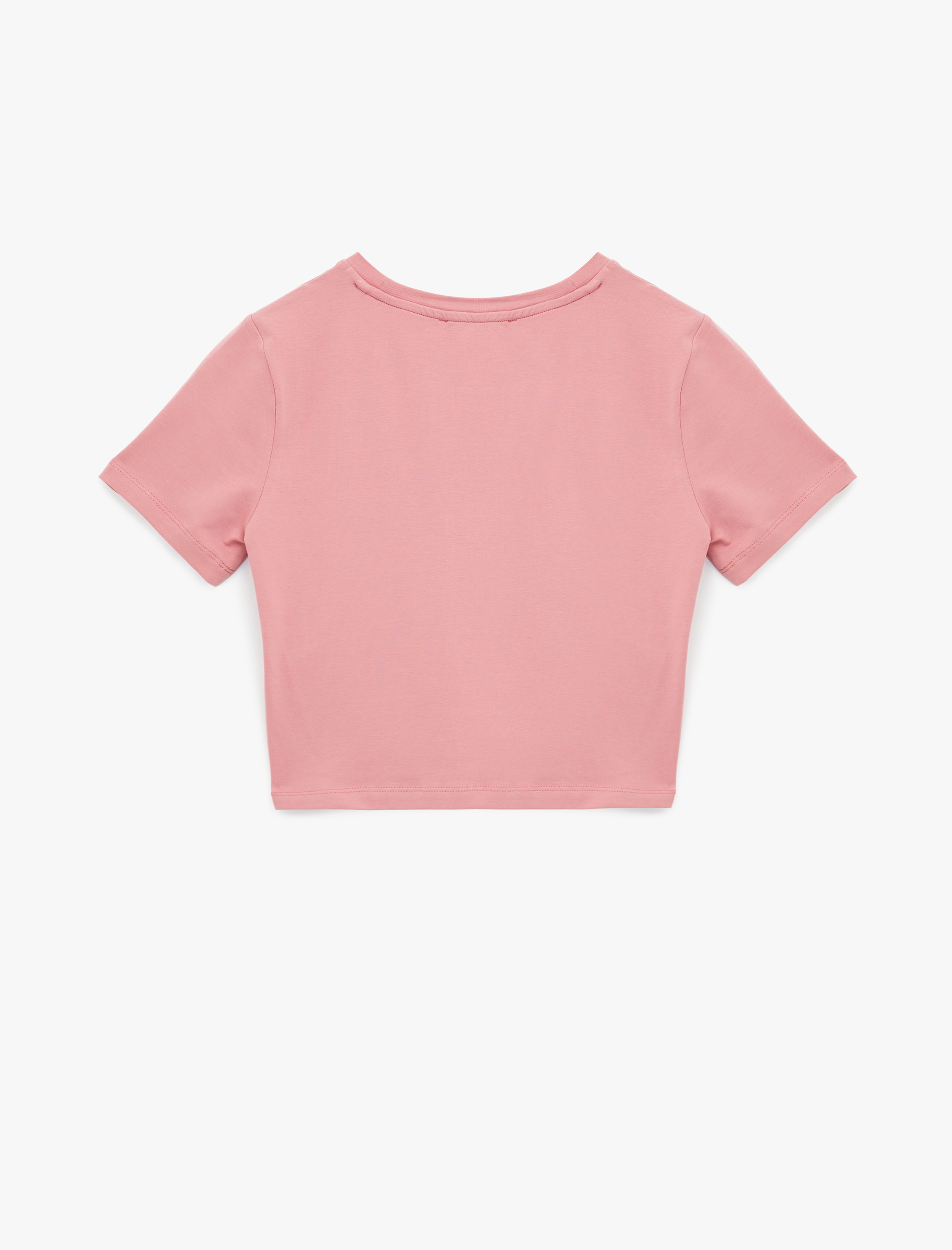   Pamuklu Slim Fit Kısa Kollu Bisiklet Yaka Tişört