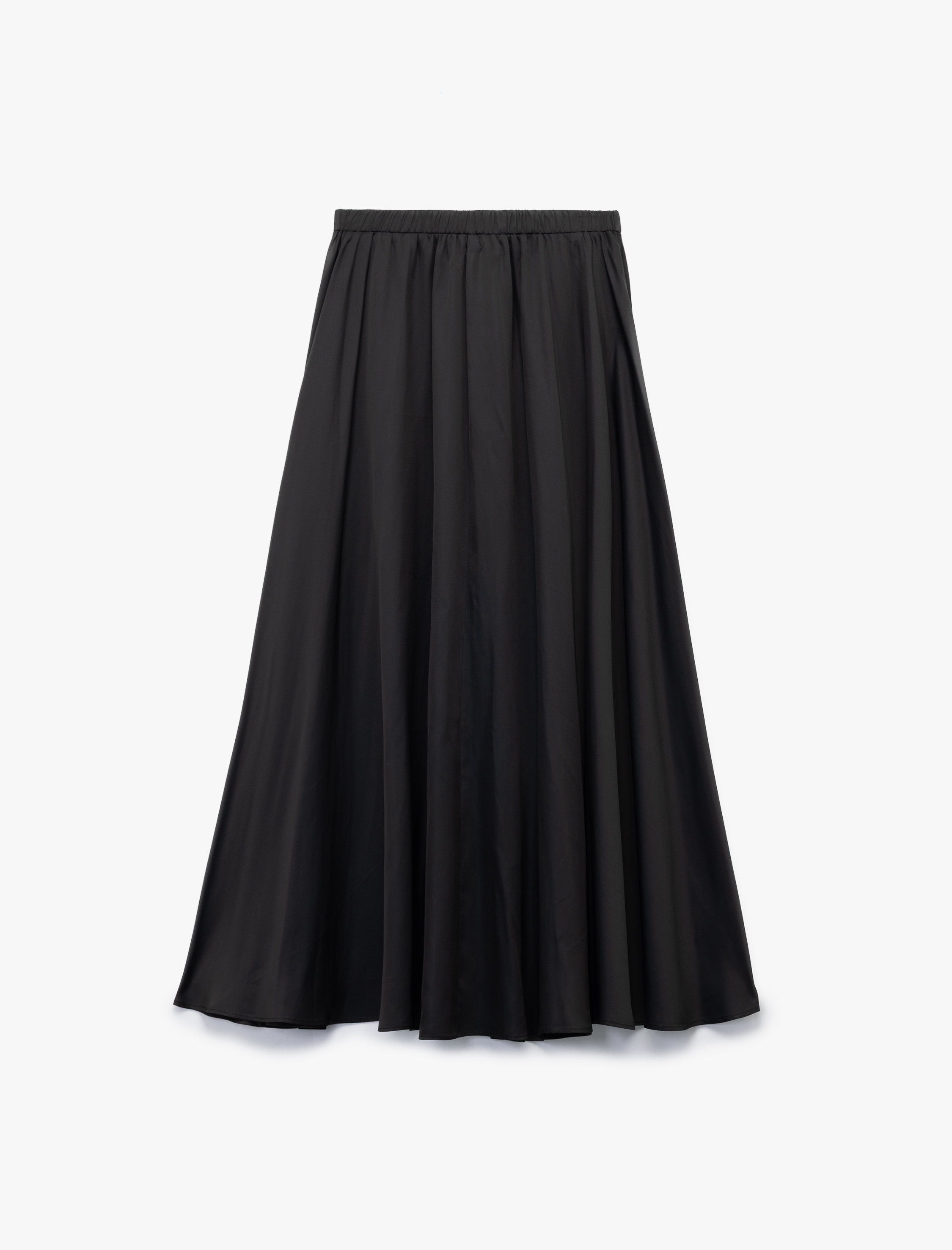   Beli Lastikli Kloş Saten Uzun Etek