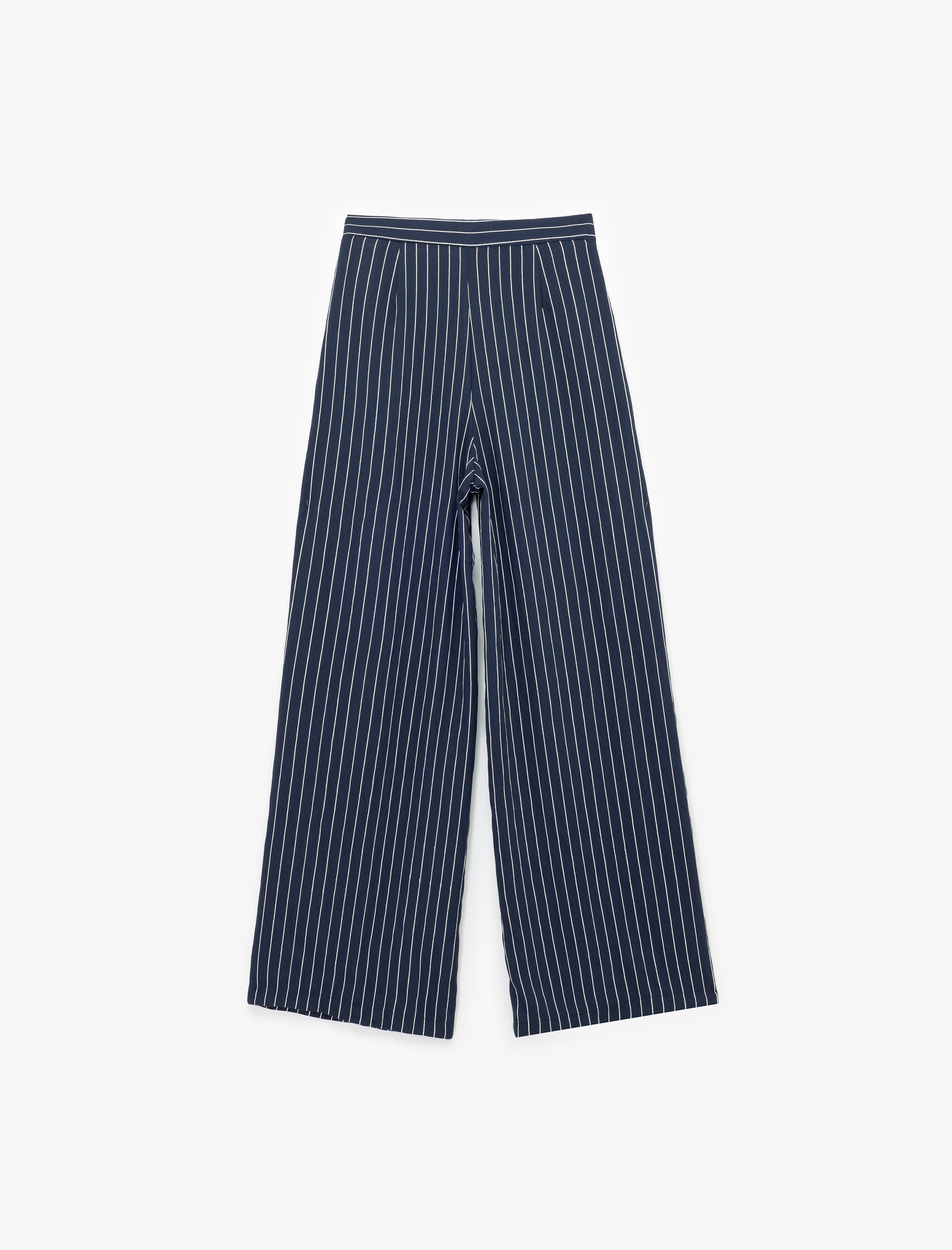   Cepli Pileli Geniş Paça Palazzo Pantolon