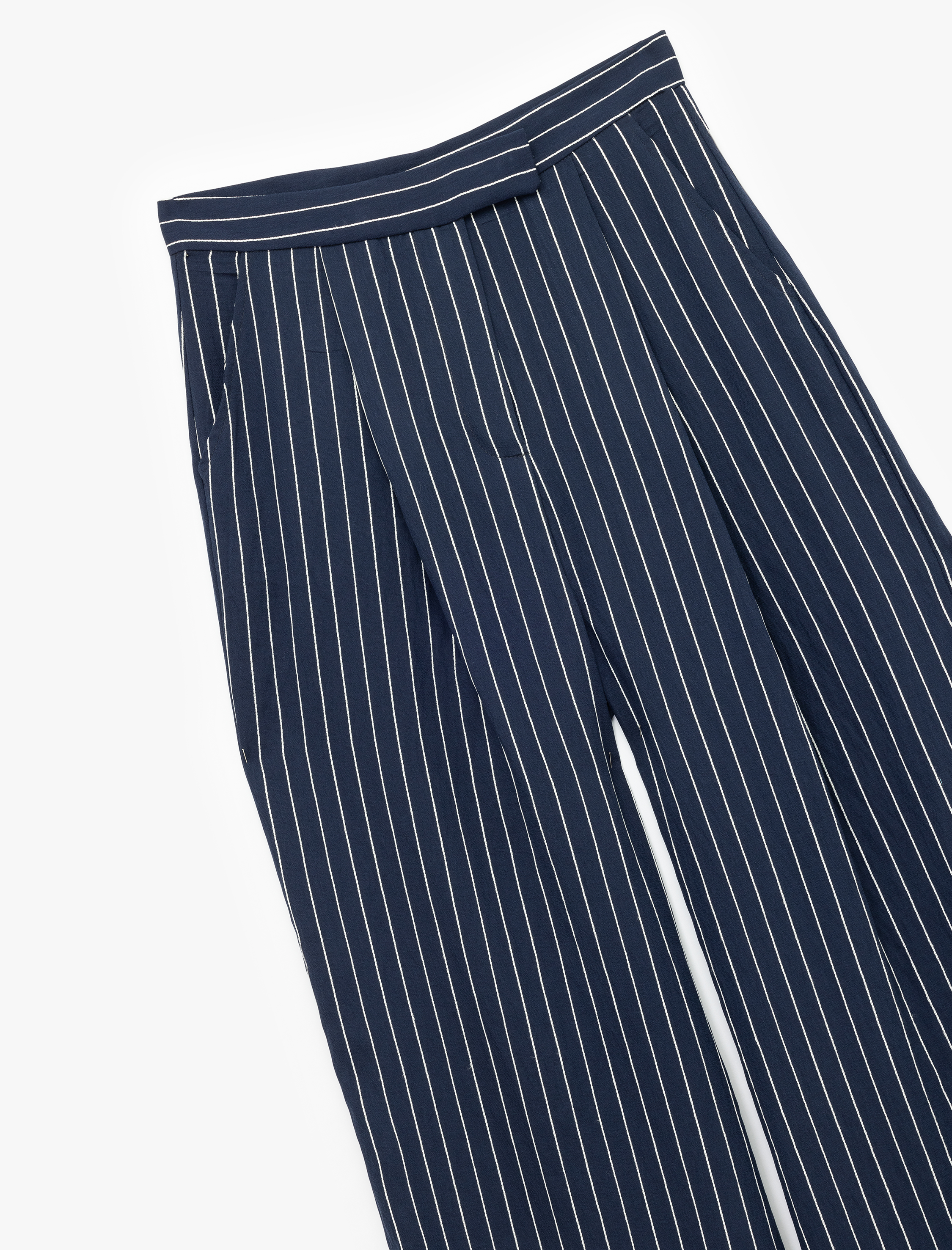   Cepli Pileli Geniş Paça Palazzo Pantolon